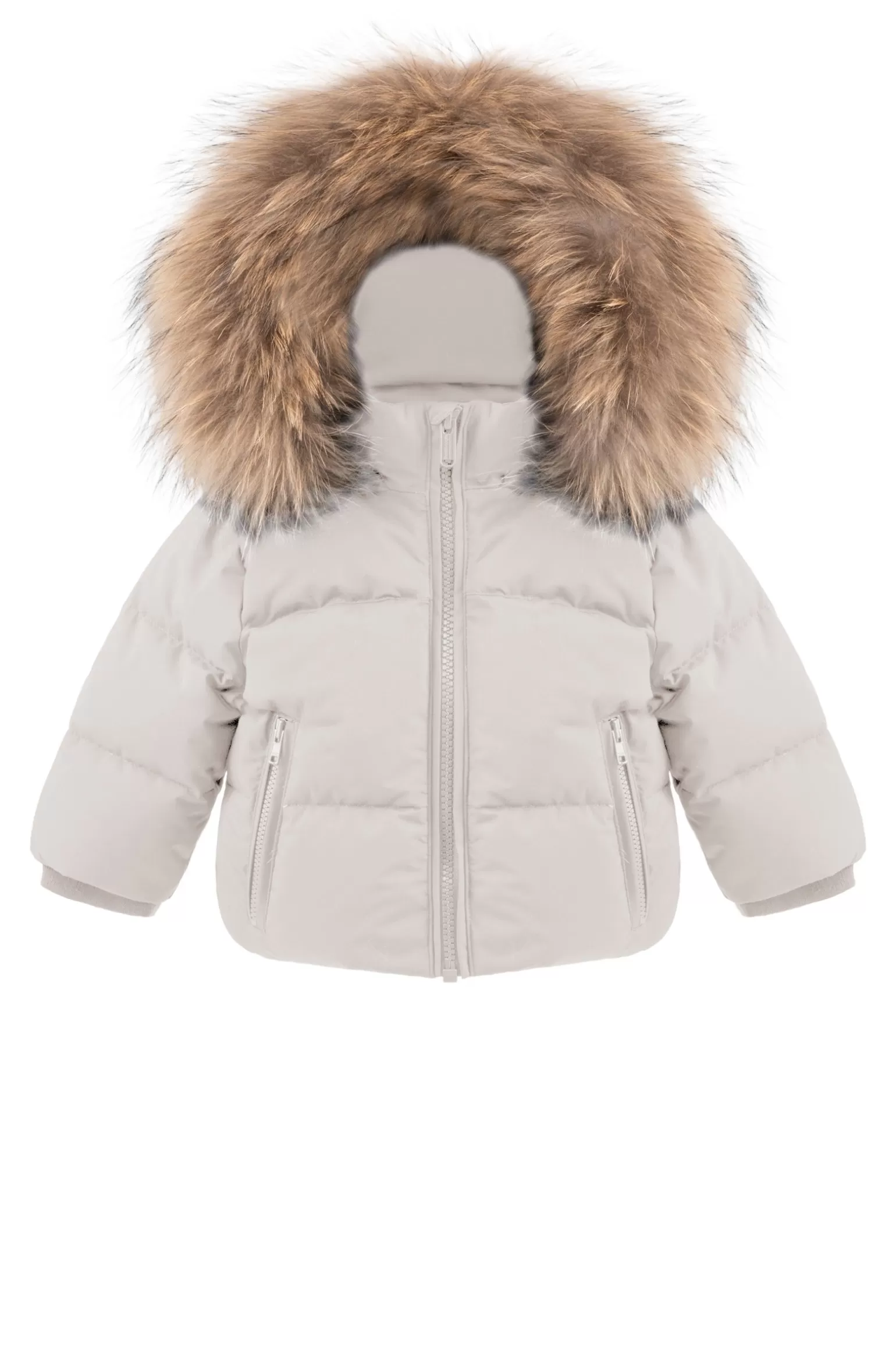 Kids Bomboogie Baby*Baby Down Jacket With A Fur-Trimmed Hood