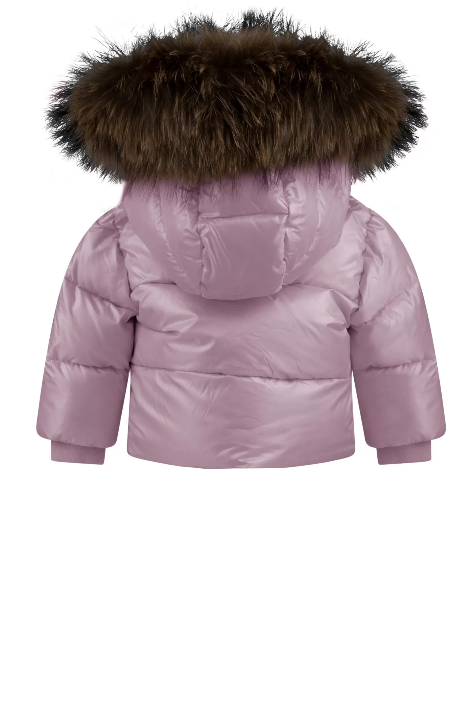 Kids Bomboogie Baby*Baby Down Jacket With A Hood Trimmed With Real Fur