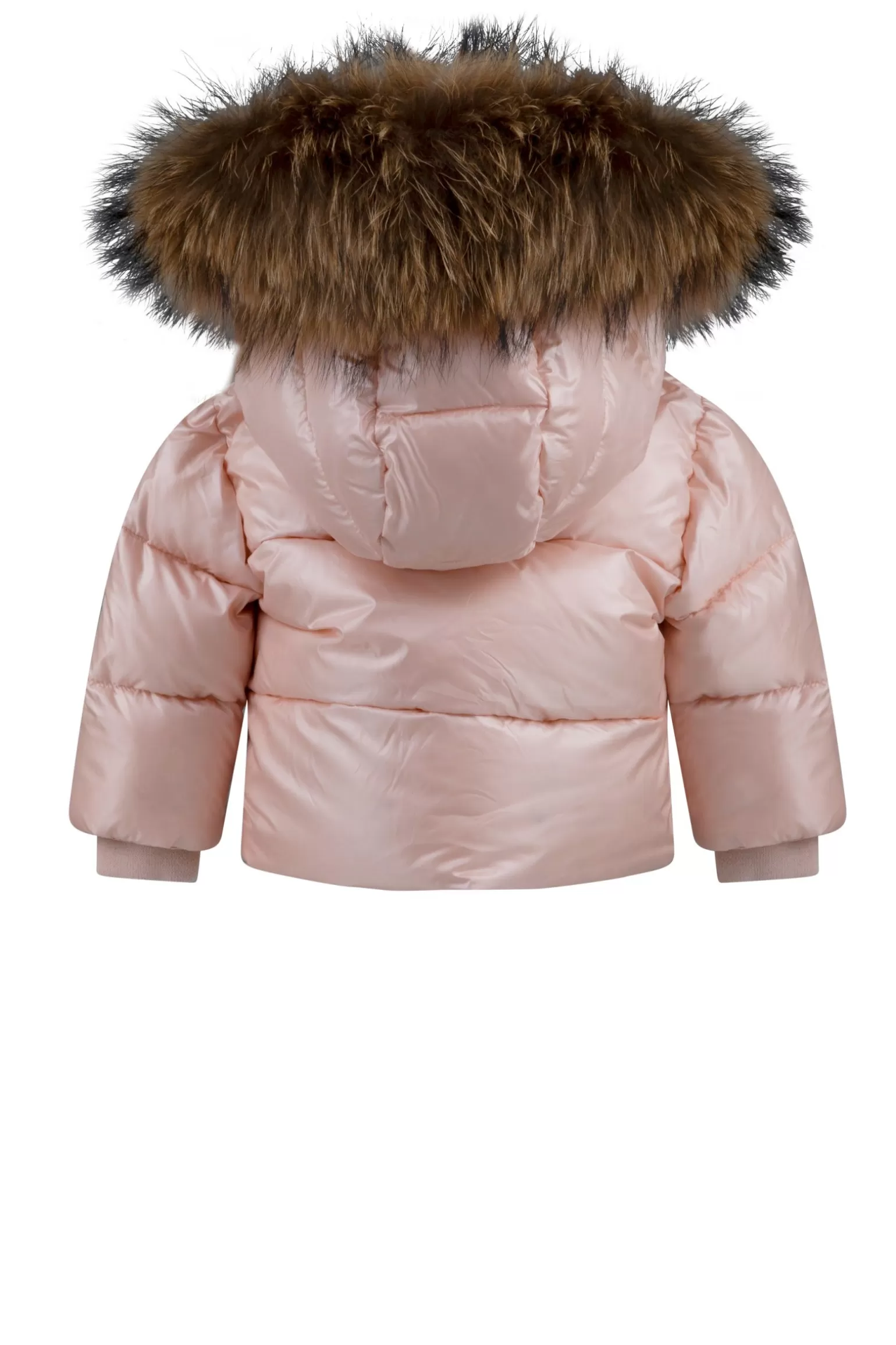 Kids Bomboogie Baby*Baby Down Jacket With A Hood Trimmed With Real Fur