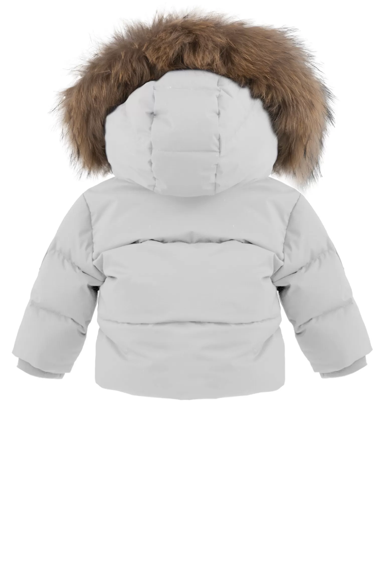 Kids Bomboogie Baby*Baby Polyester Down Jacket With Hood And Real Fur