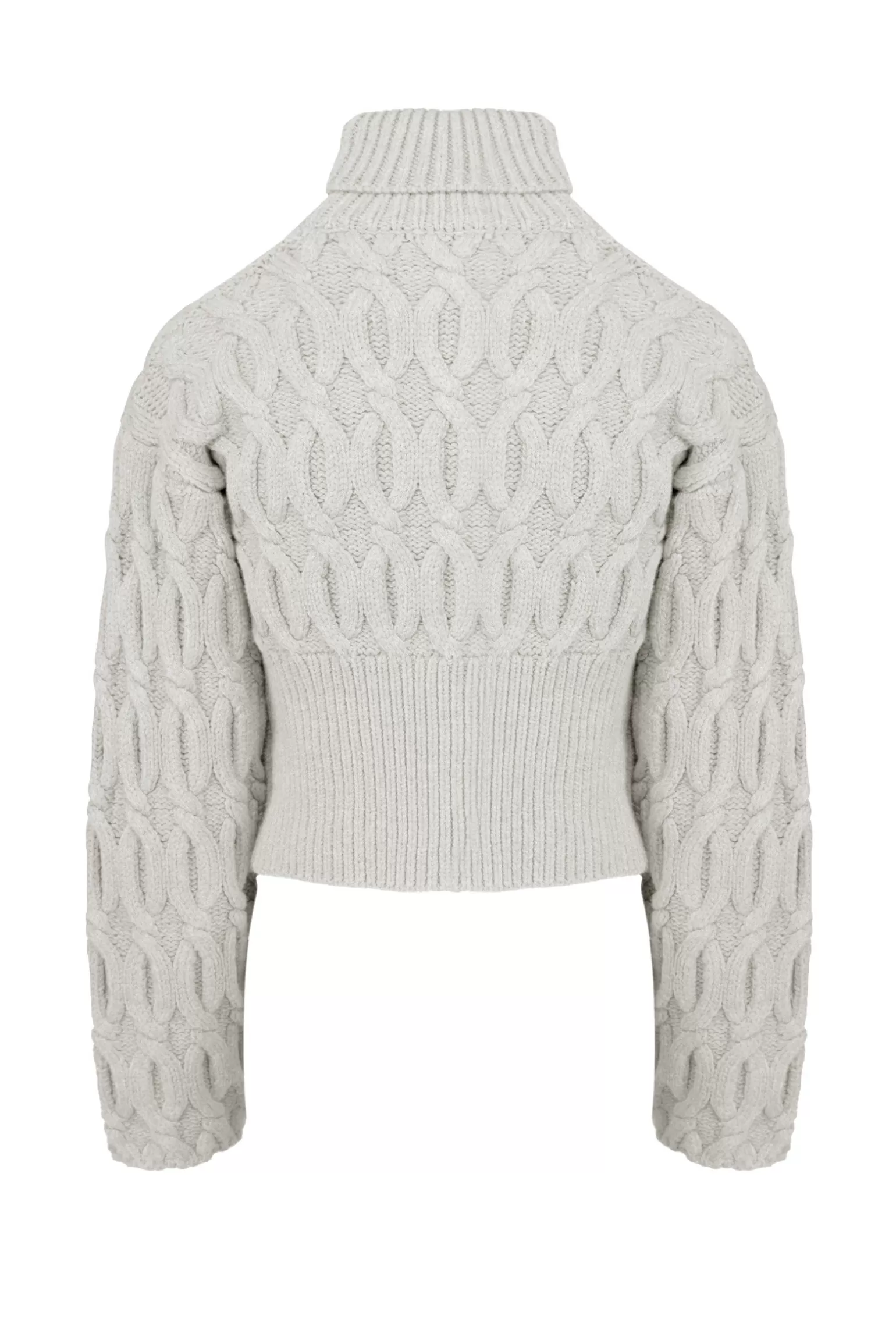 Women Bomboogie Sweaters & Pullovers*Cable-knit Turtleneck In A Wool Blend