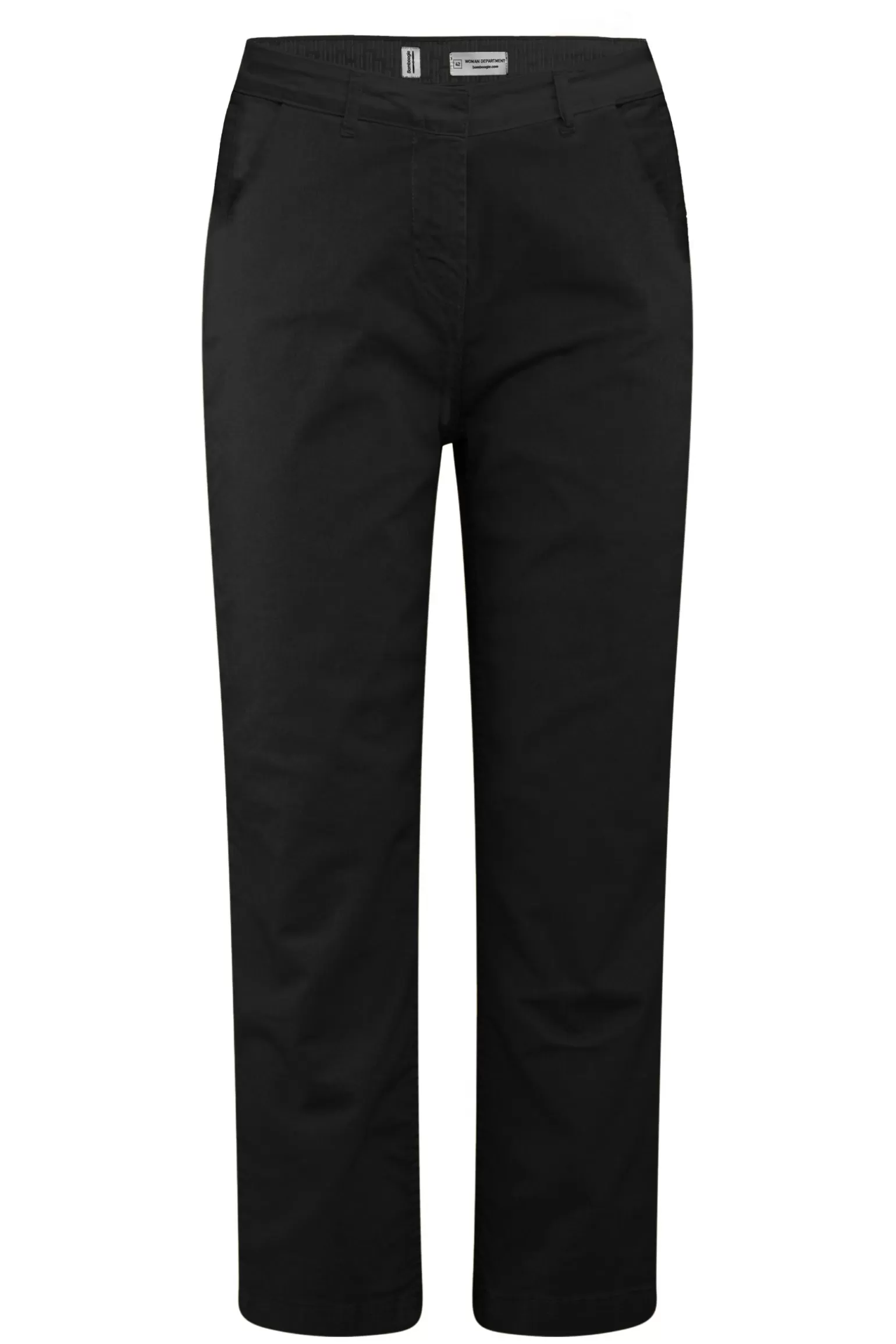 Women Bomboogie Pants*Chino Pants In Heavyweight Stretch Satin Cotton