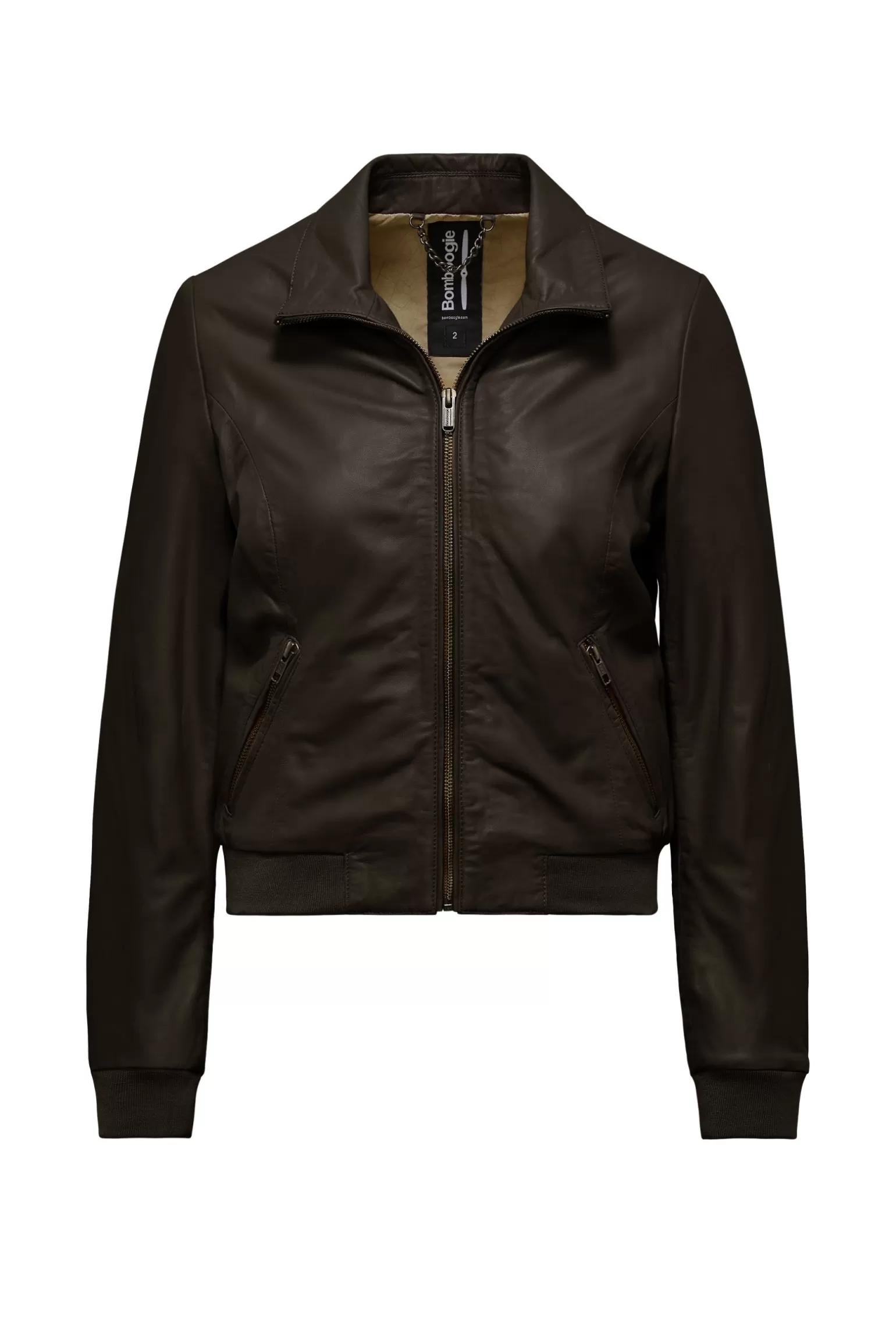 Women Bomboogie Leather Jackets*Doha Leather Bomber Jacket