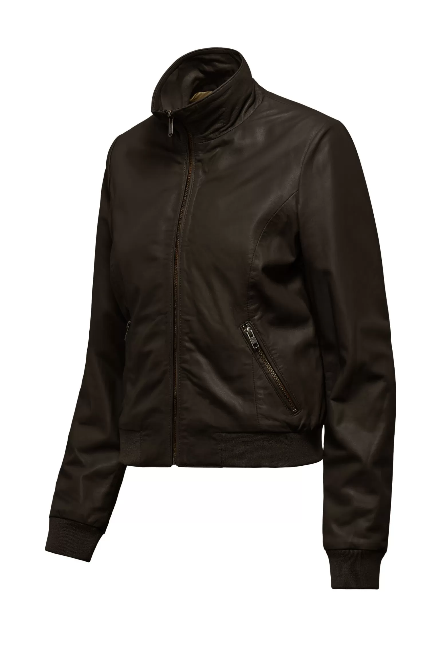 Women Bomboogie Leather Jackets*Doha Leather Bomber Jacket