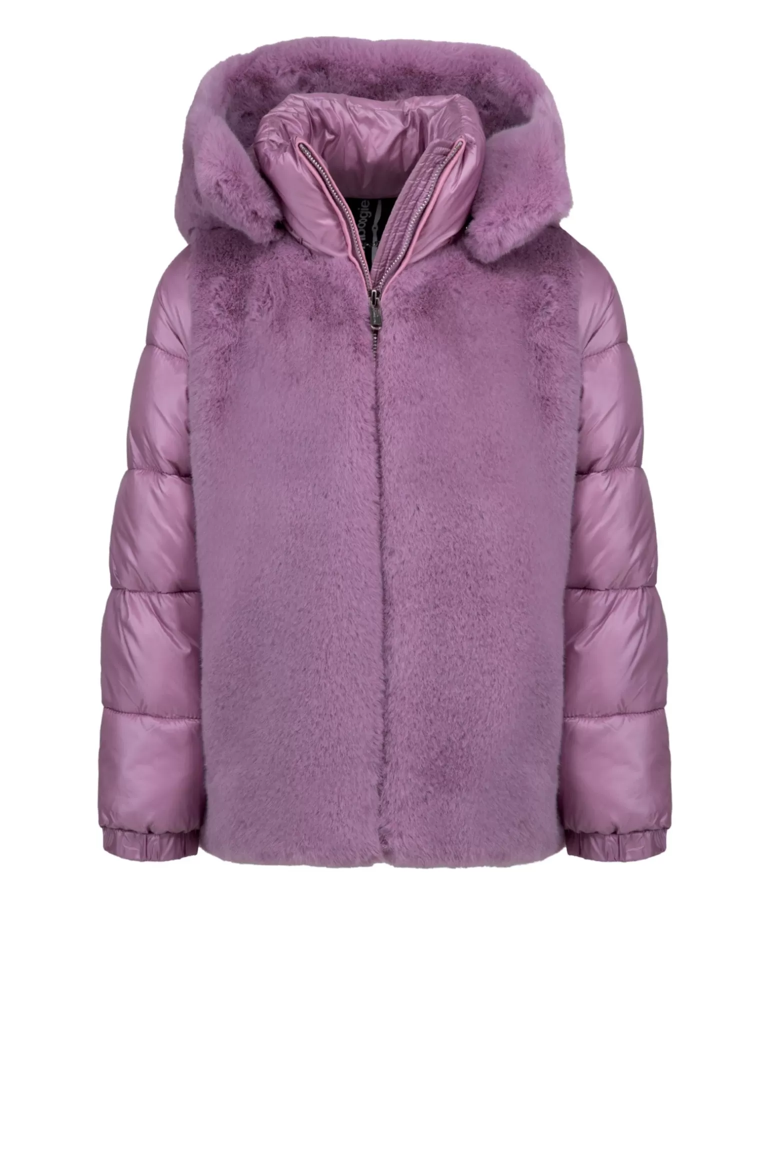 Kids Bomboogie Girl*Girl's Eco Fur And Nylon Padded Jacket