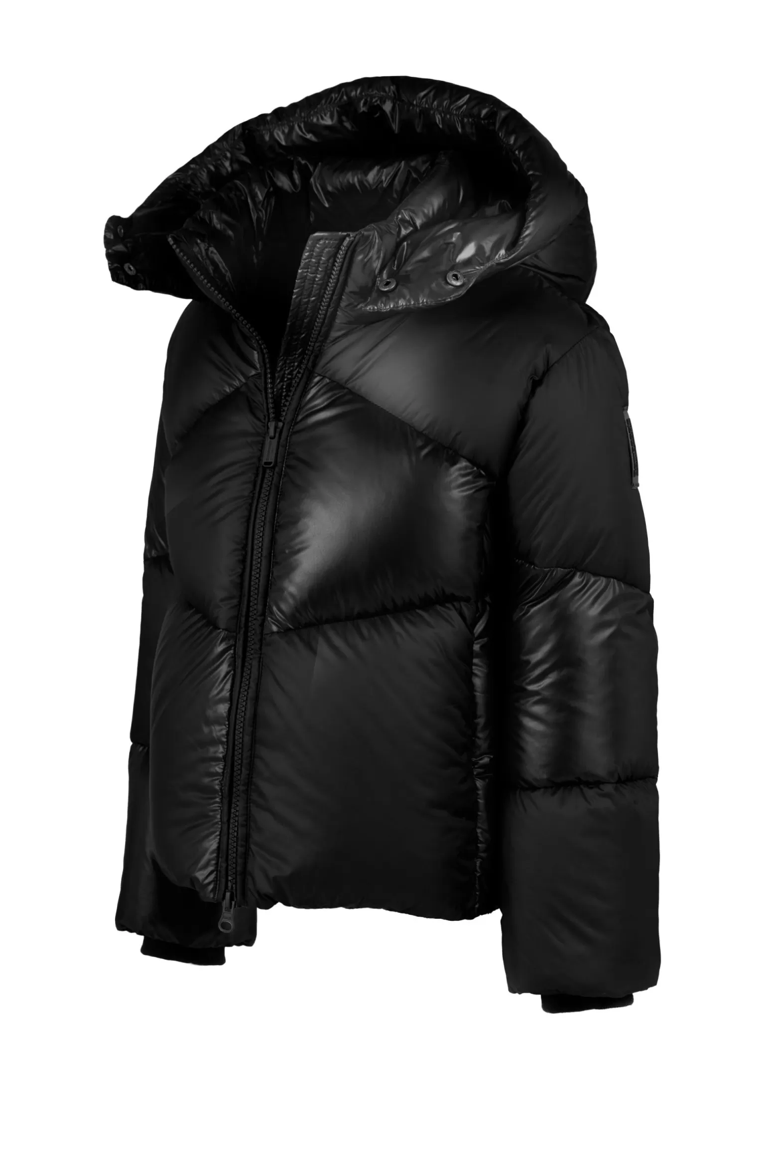 Kids Bomboogie Girl*Girls' Shiny And Matt Chequerboard Down Jacket