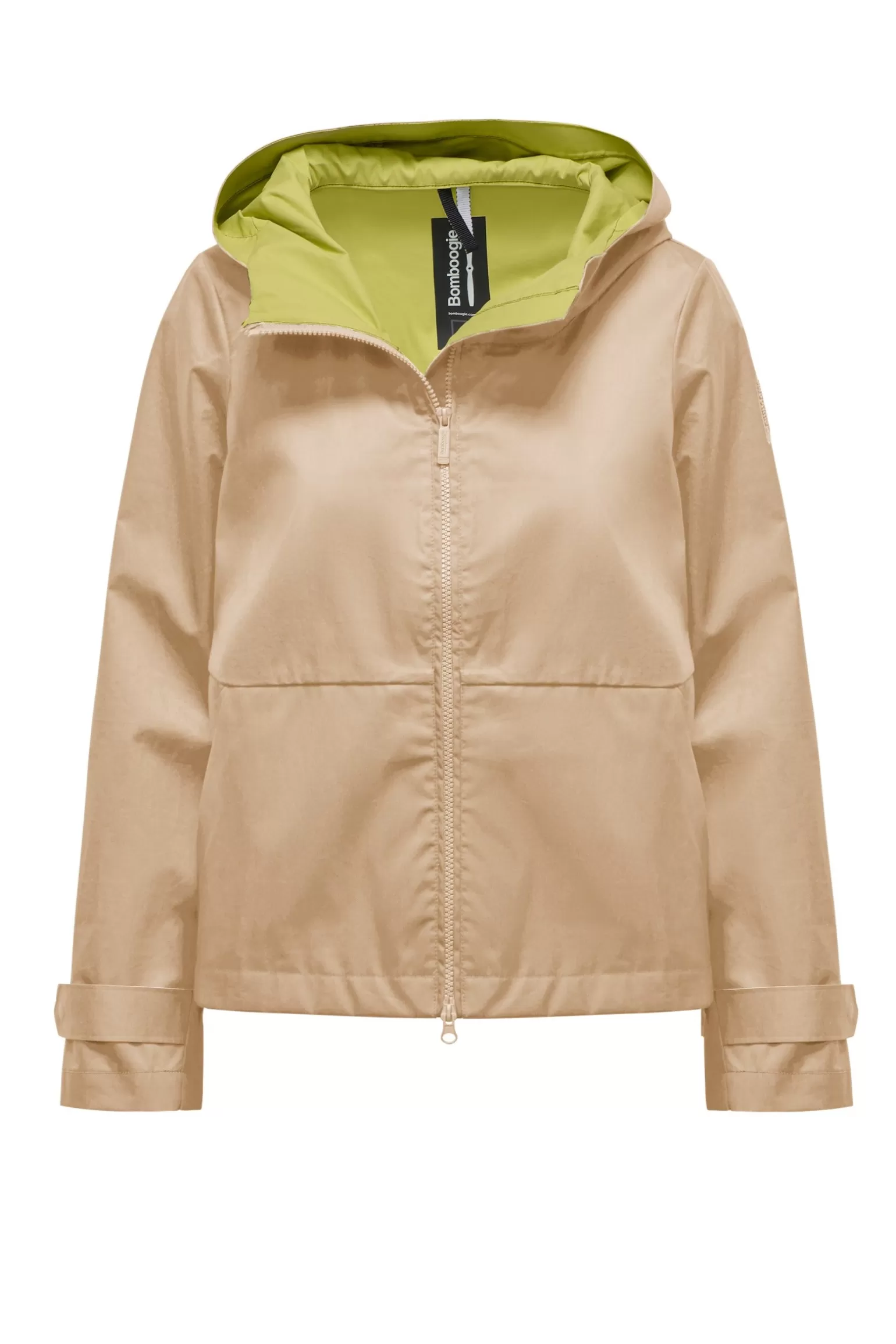 Women Bomboogie Light Jackets | Raincoat*Jacket With Hood And Contrasting Lining