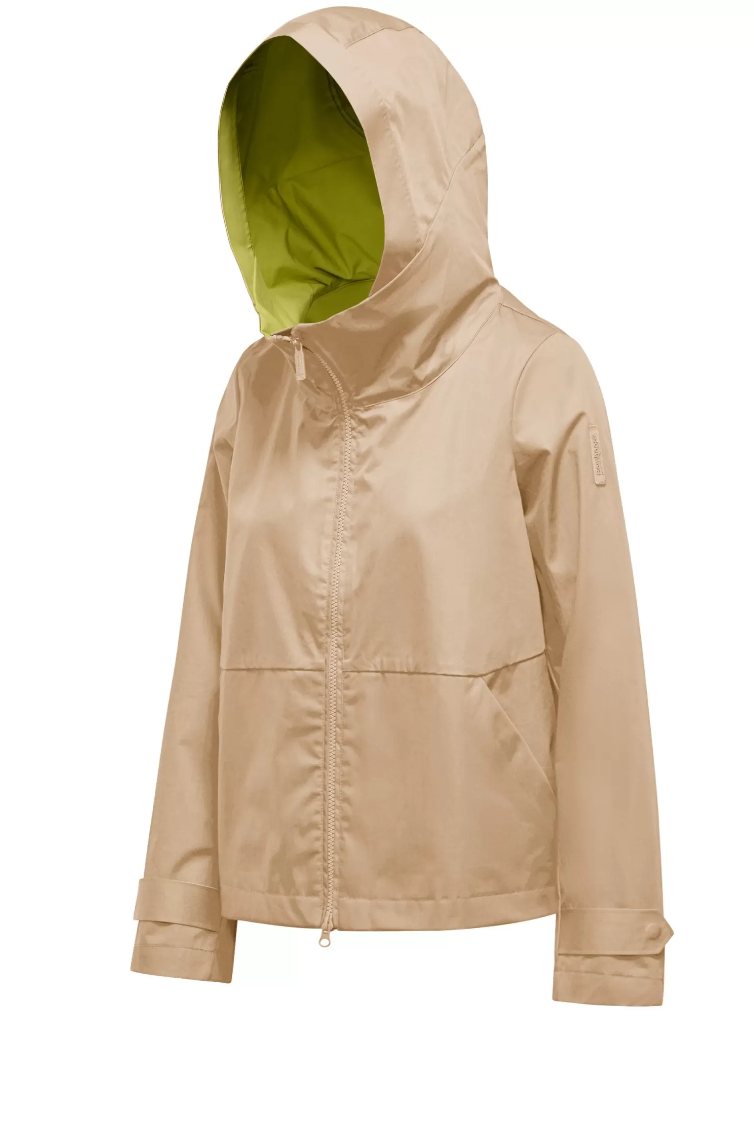 Women Bomboogie Light Jackets | Raincoat*Jacket With Hood And Contrasting Lining