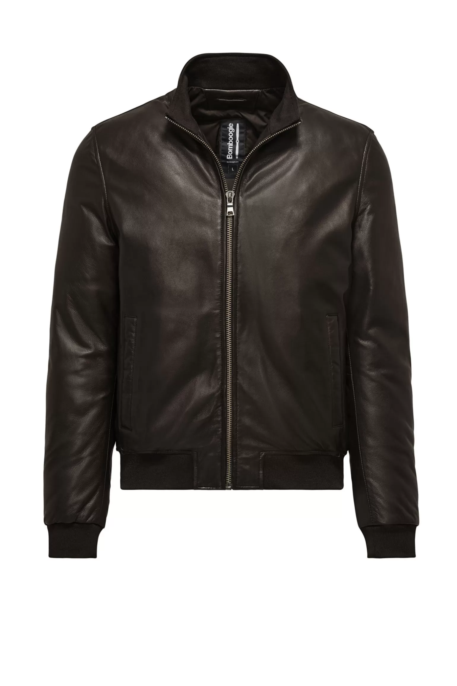 Bomboogie Leather Jackets*Kall Leather Bomber Jacket