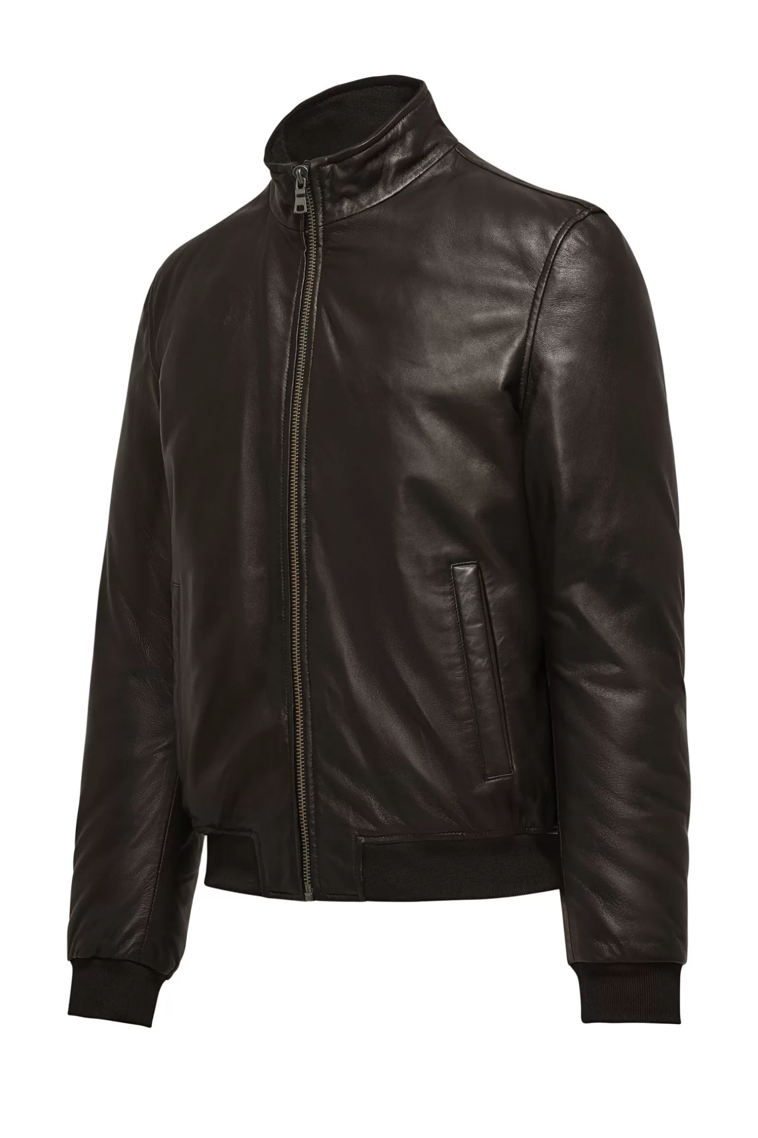 Bomboogie Leather Jackets*Kall Leather Bomber Jacket