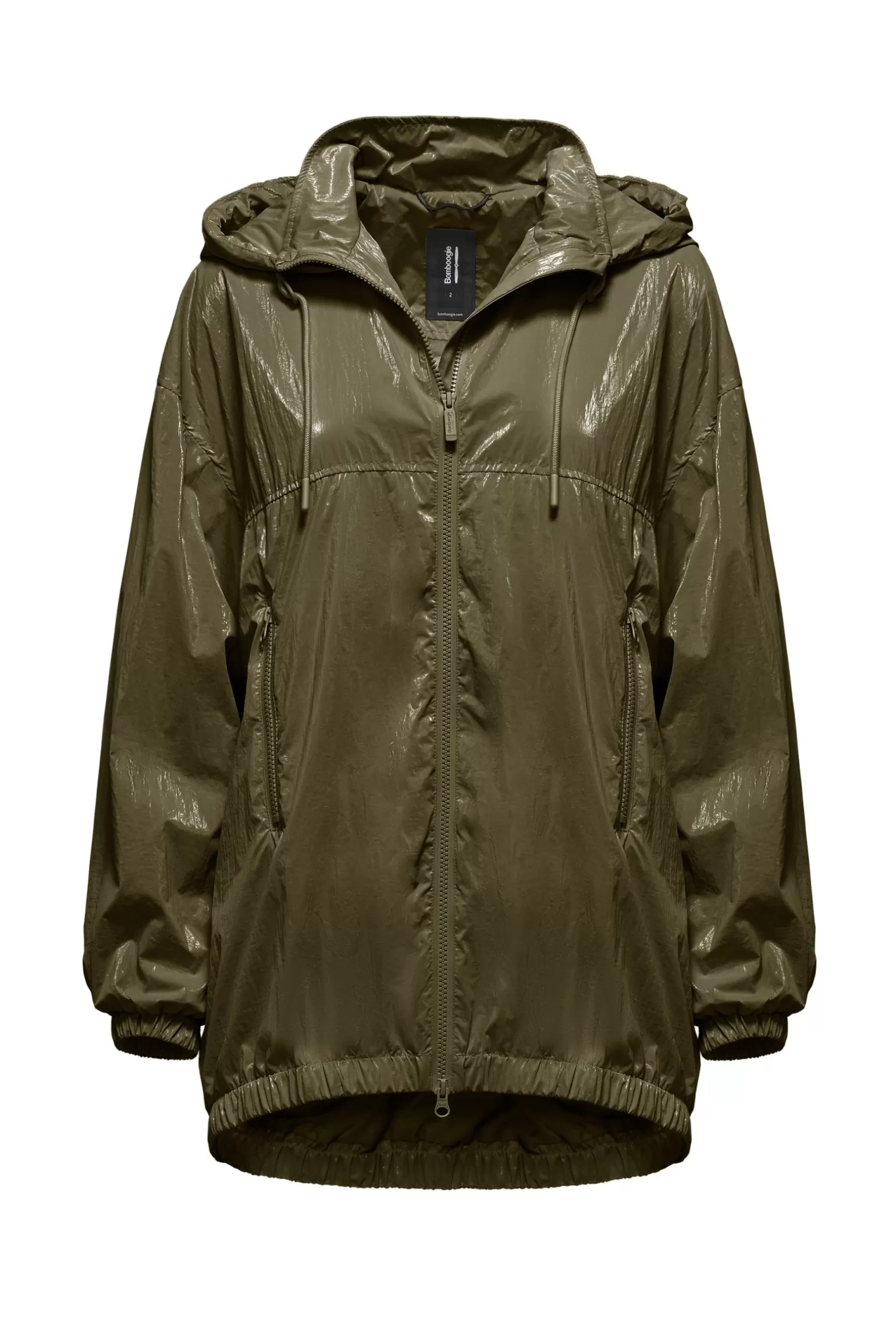 Women Bomboogie Parka*Laminated Nylon Parka With Hood