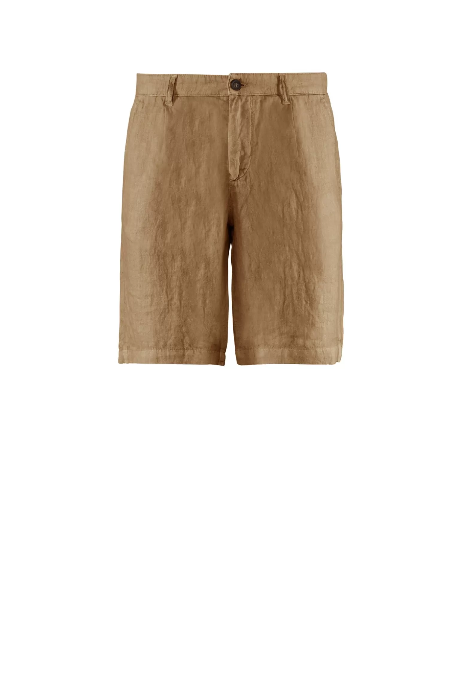 Bomboogie Bermuda & Shorts*Linen Chino Shorts With Pleats