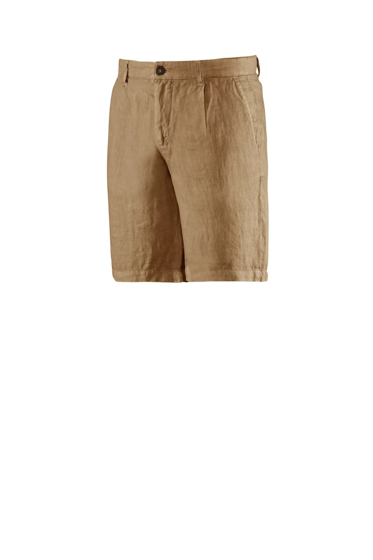 Bomboogie Bermuda & Shorts*Linen Chino Shorts With Pleats