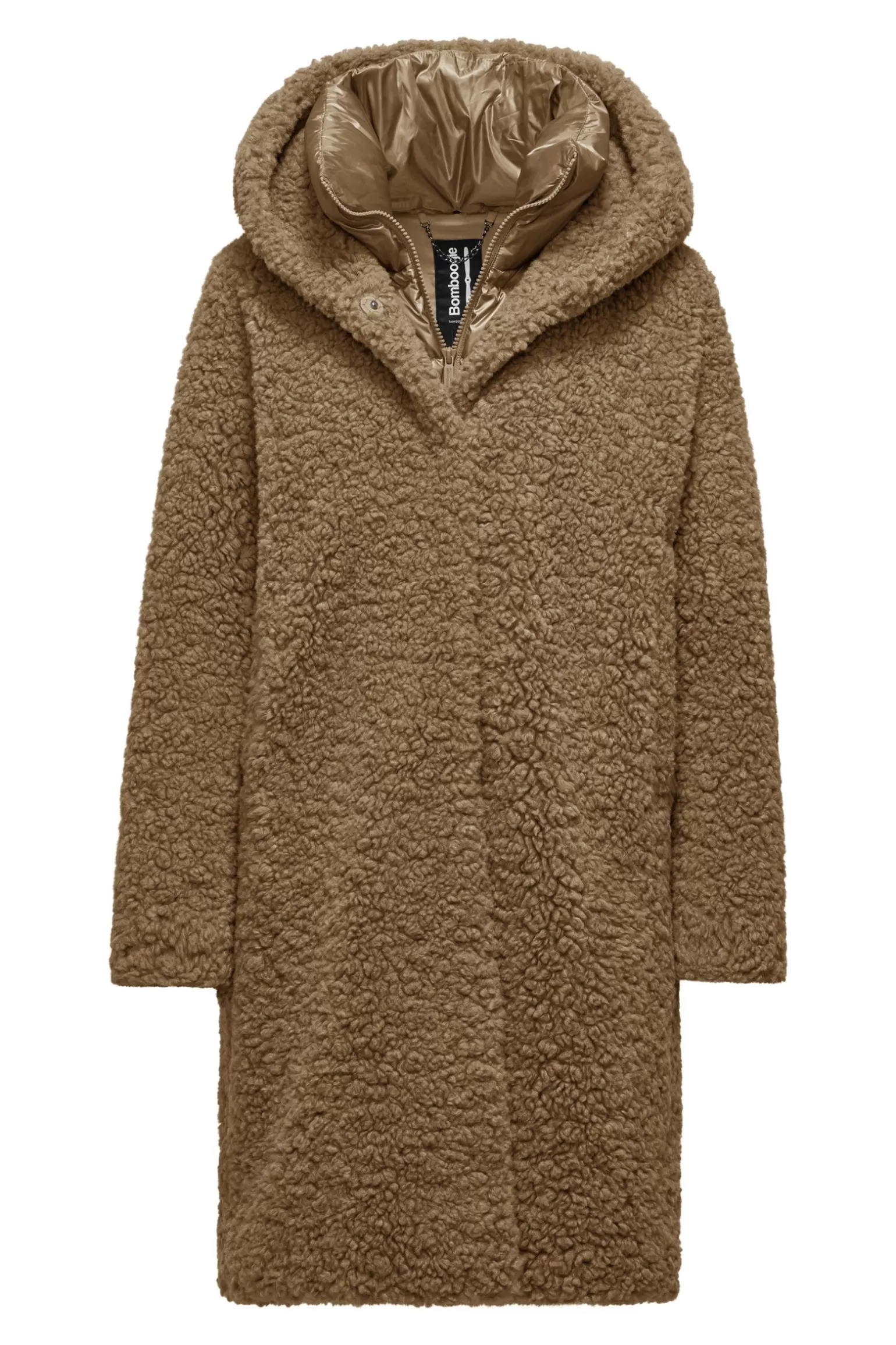 Women Bomboogie Coats*Long Coat In Sherpa Fleece