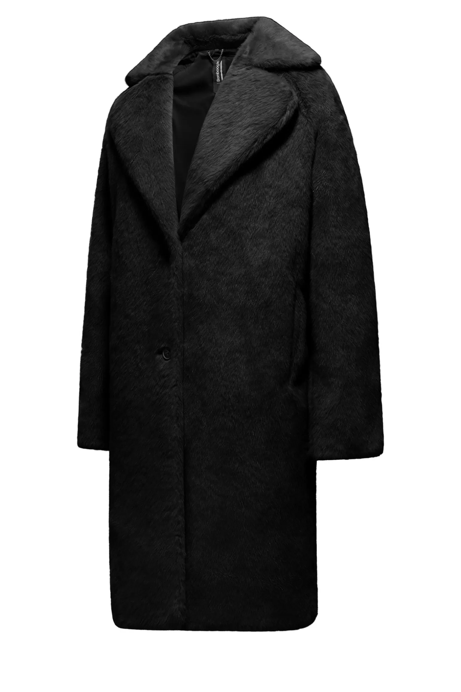 Women Bomboogie Coats*Long Single-breasted Coat With Lapels