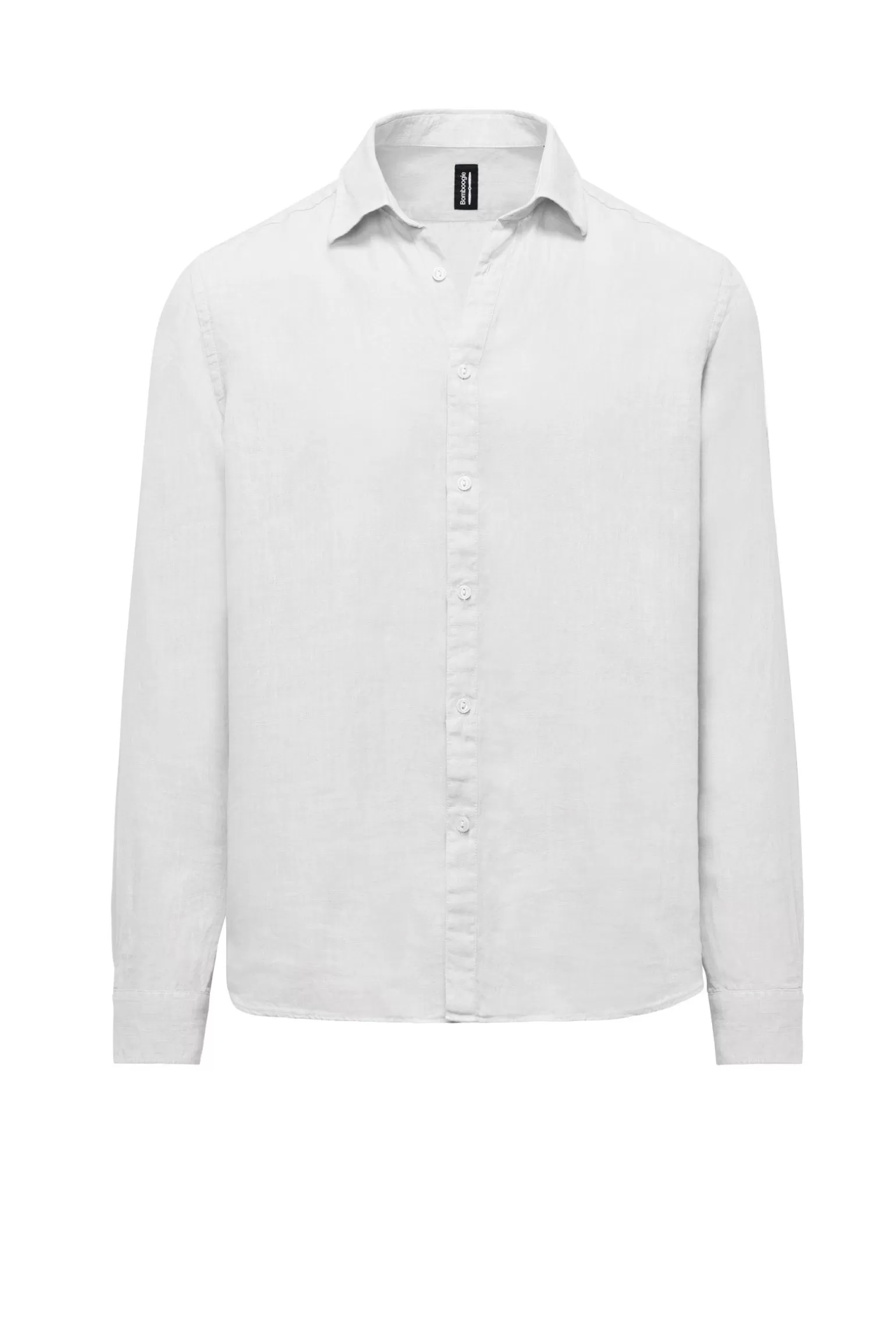 Bomboogie Shirts*Long-sleeved Linen Shirt