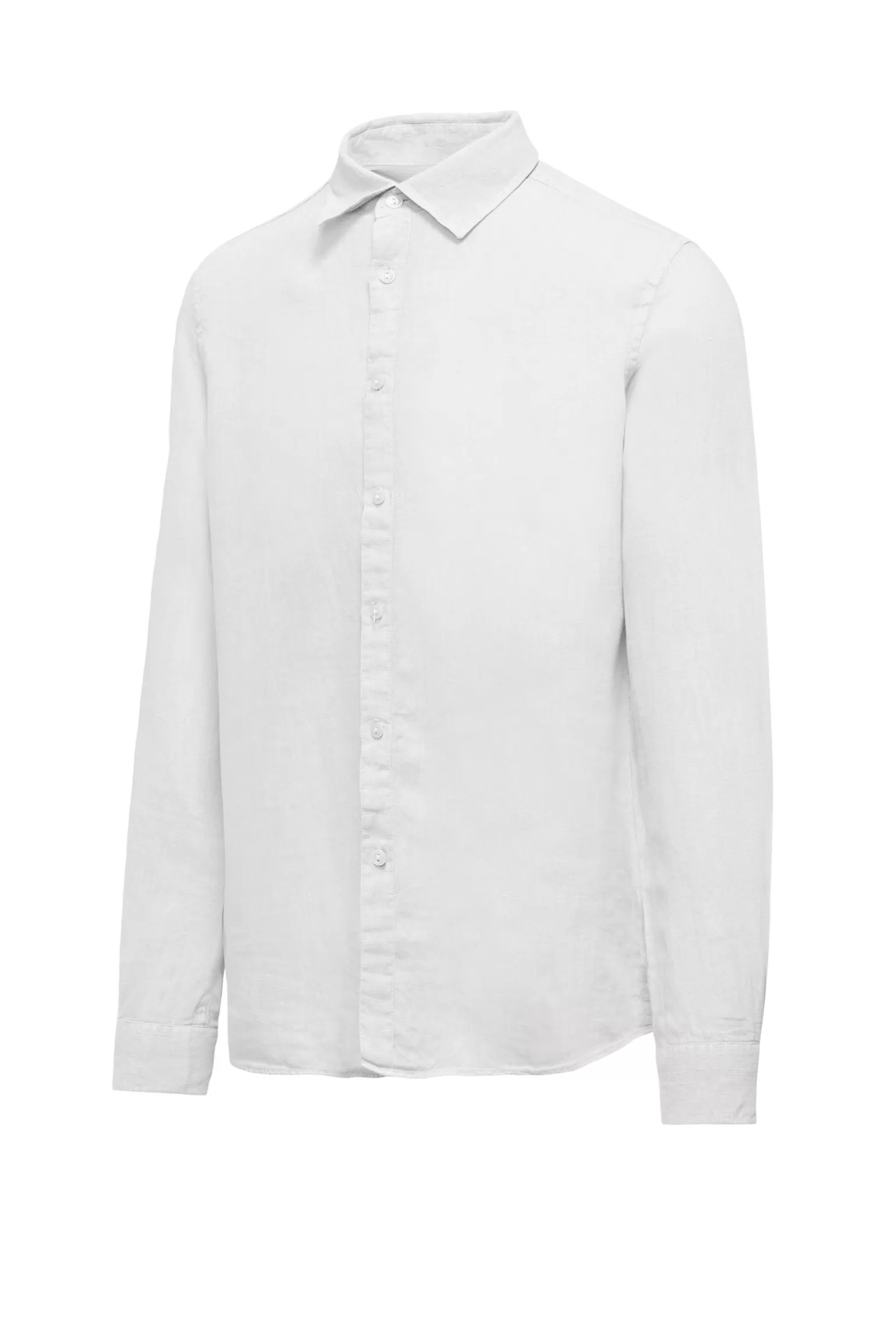 Bomboogie Shirts*Long-sleeved Linen Shirt