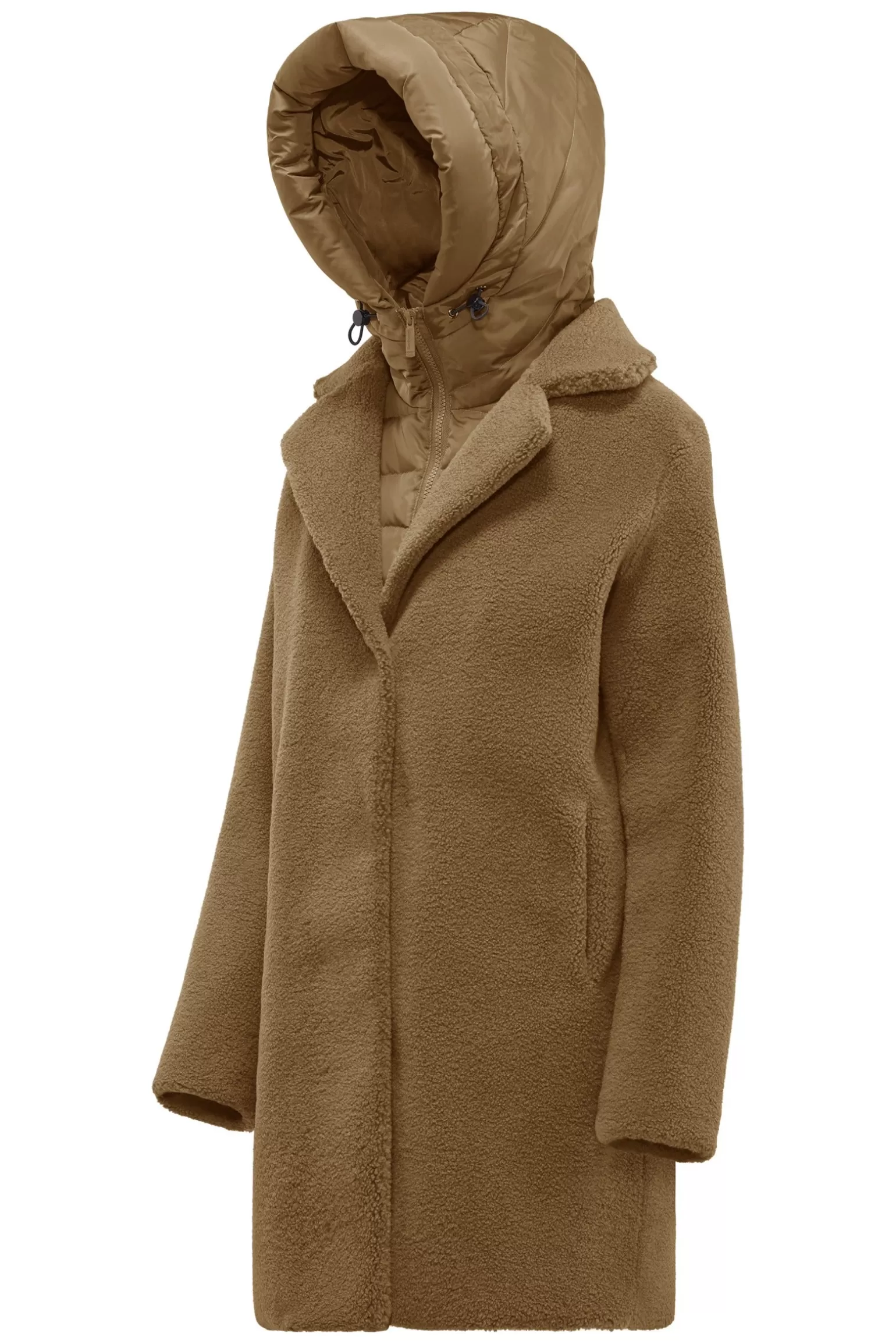 Women Bomboogie Coats*Odessa Overcoat - Sherpa Fleece Coat