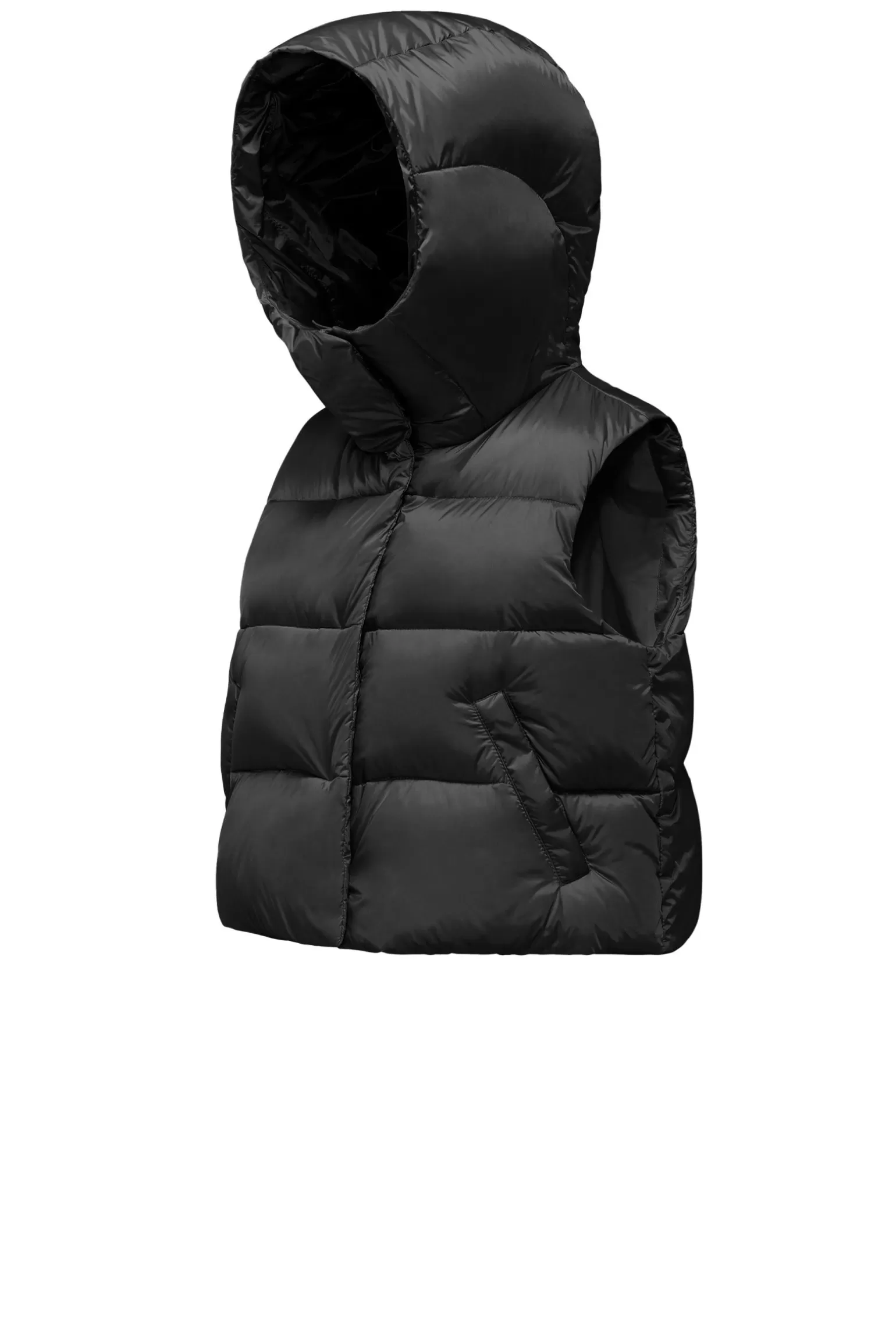 Women Bomboogie Vests*Ottawa Vest - Women's Short Down Vest In Bright Nylon