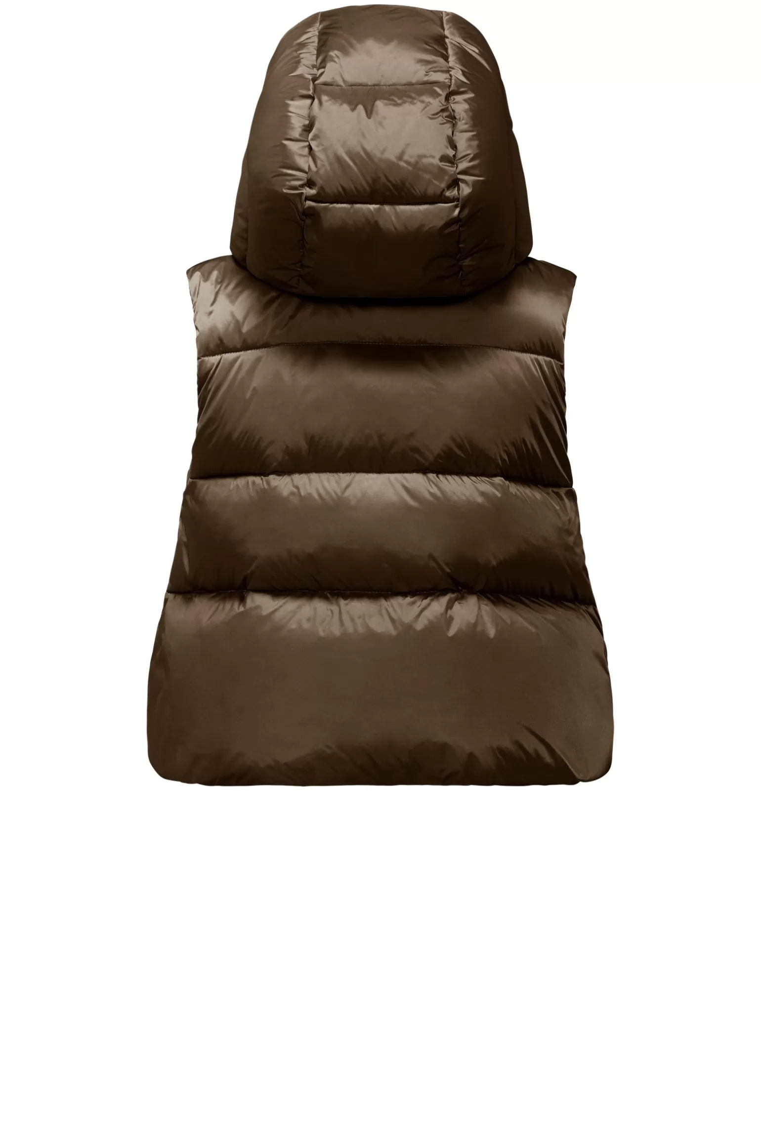 Women Bomboogie Vests*Ottawa Vest - Women's Short Down Vest In Bright Nylon