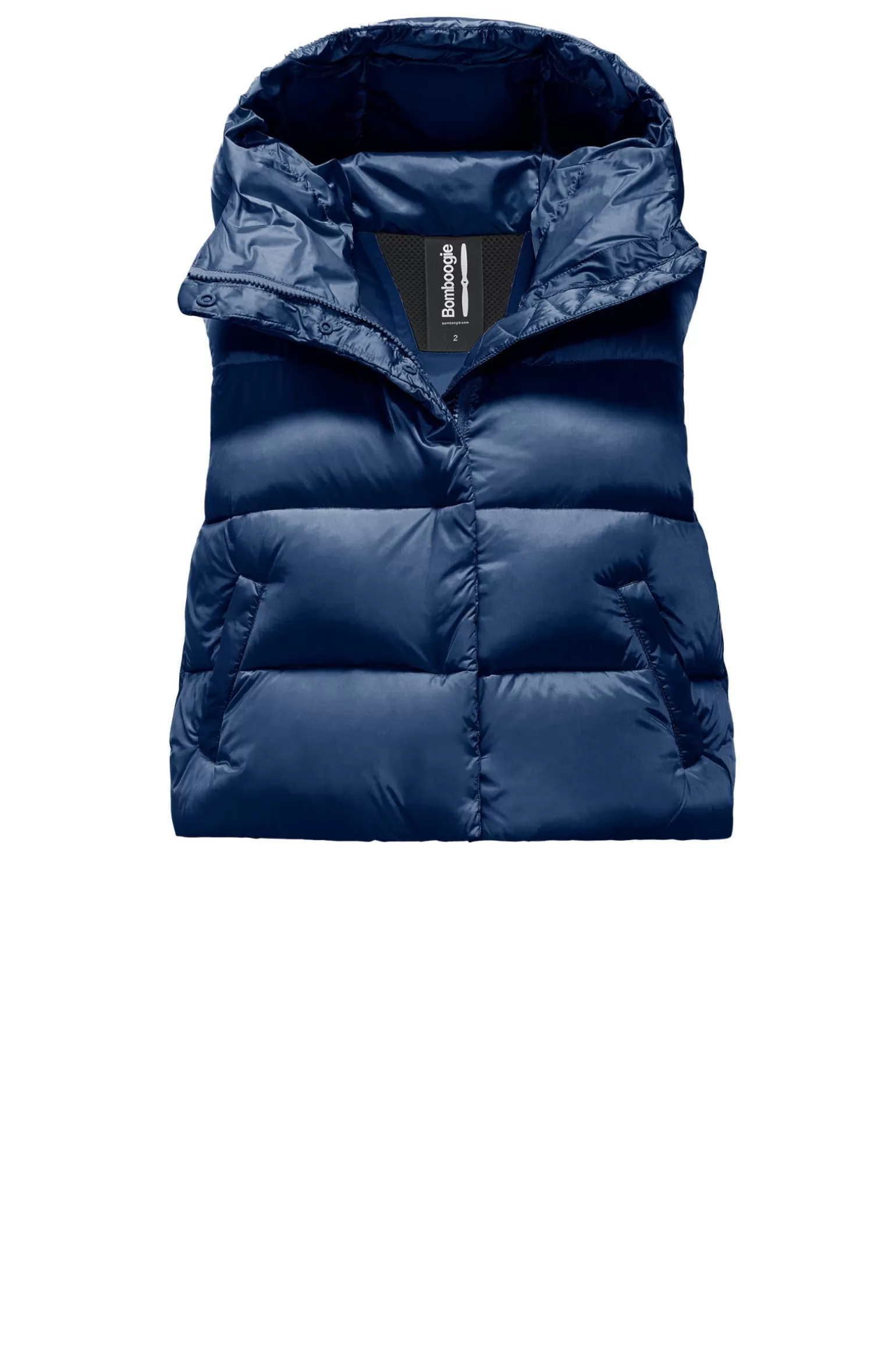 Women Bomboogie Vests*Ottawa Vest - Women's Short Down Vest In Bright Nylon