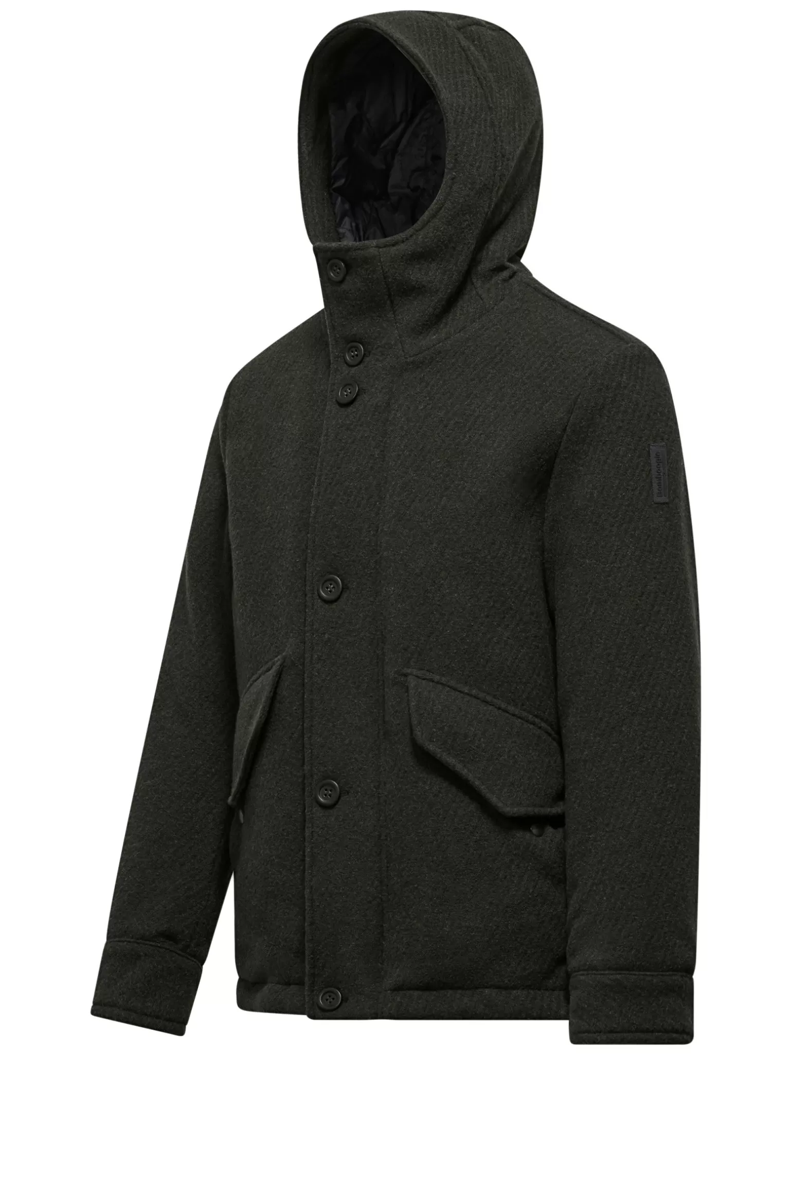 Bomboogie Coats*Padded Wool-Blend Jacket With Hood