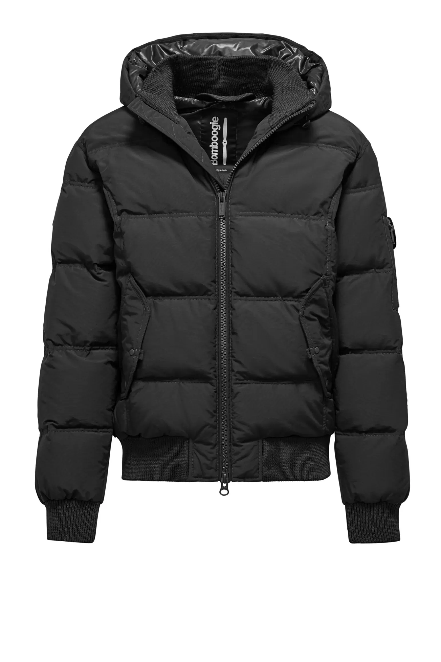 Bomboogie Bomber*Puffy Bomber Jacket With Synthetic Padding