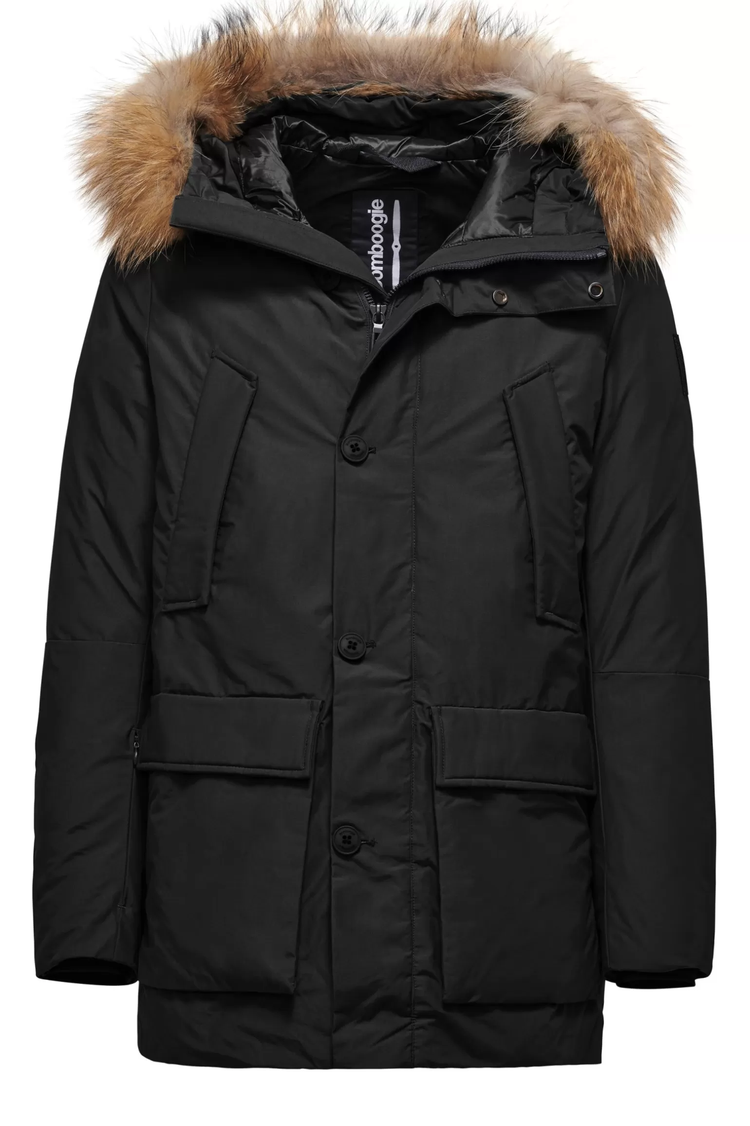 Bomboogie Parka*Recycled Padded Parka With Real Fur Hood