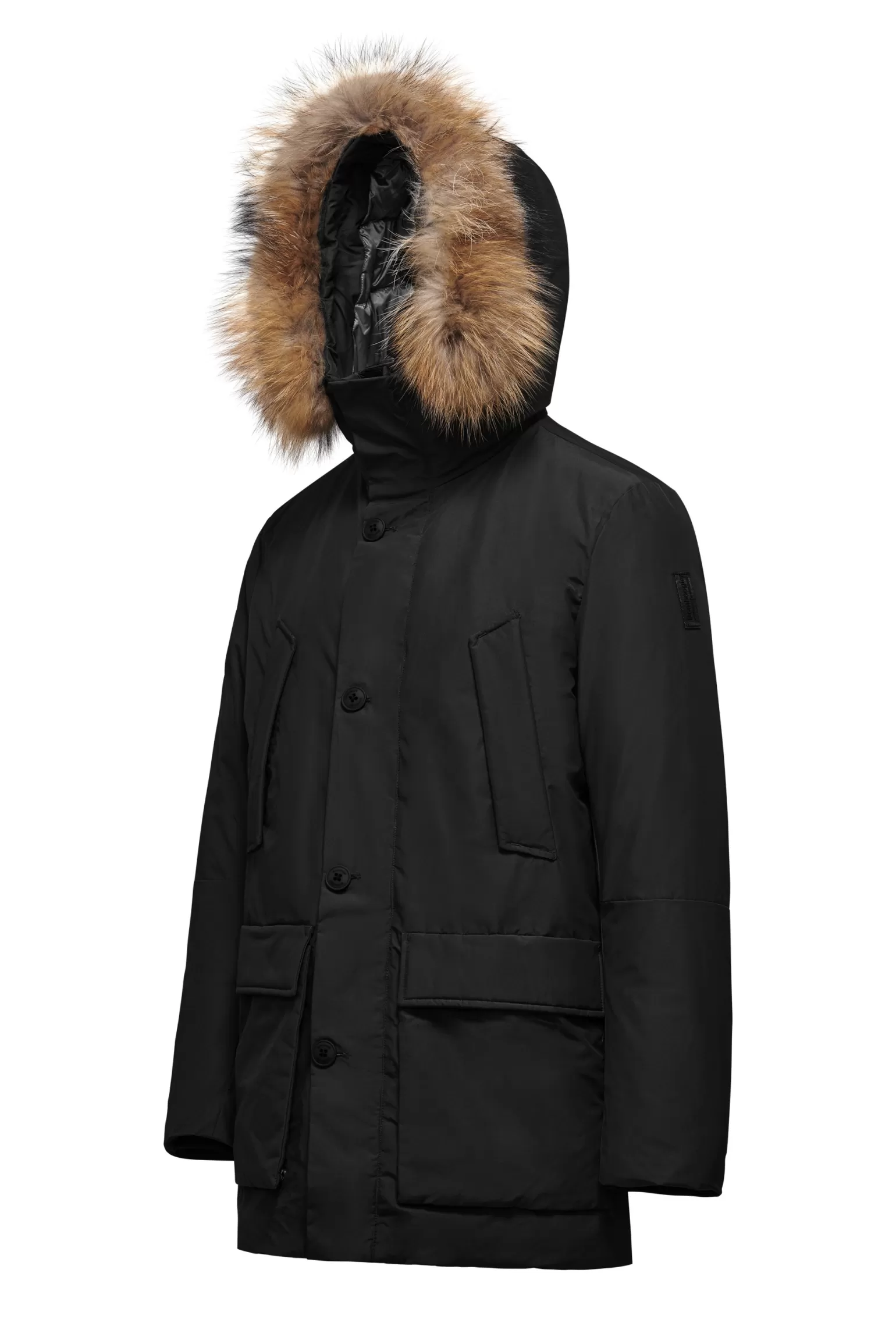 Bomboogie Parka*Recycled Padded Parka With Real Fur Hood