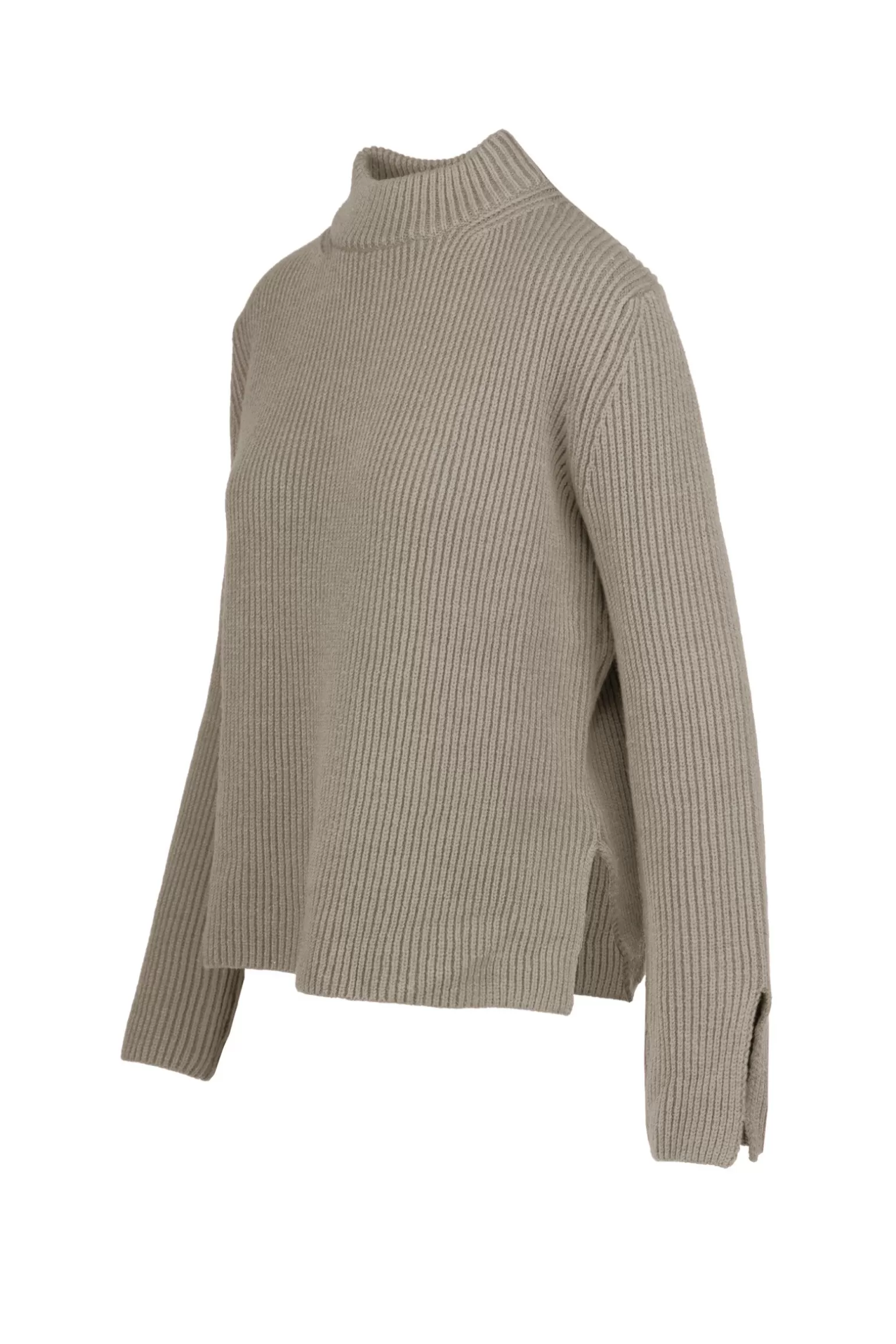 Women Bomboogie Sweaters & Pullovers*Ribbed Crew-neck Sweater In A Wool Blend