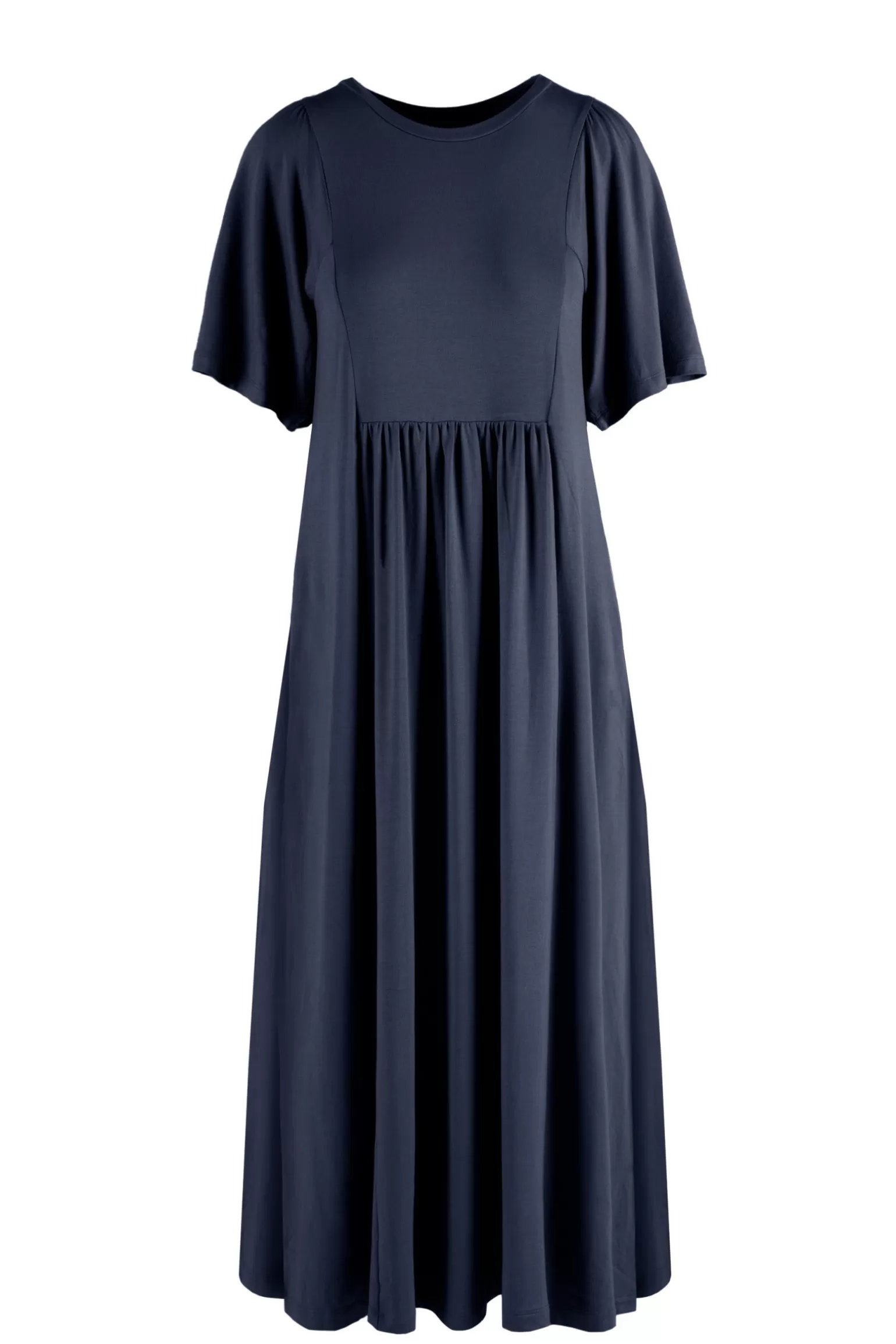 Women Bomboogie Dresses*Soft Long Dress With Drapes And Gathers