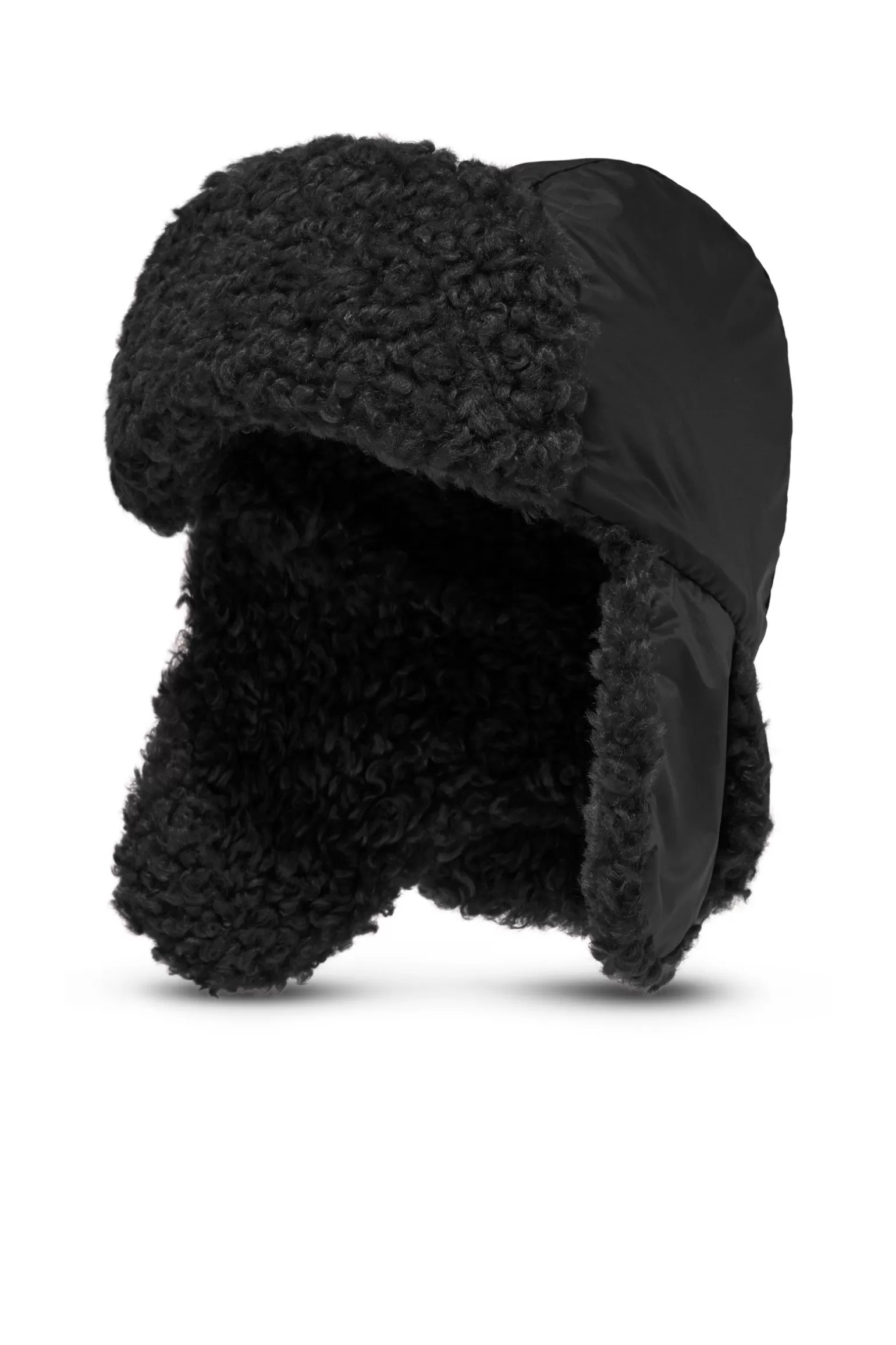 Women Bomboogie Beanies & Scarves*Teddy-effect Eco-Fur Aviator Hat