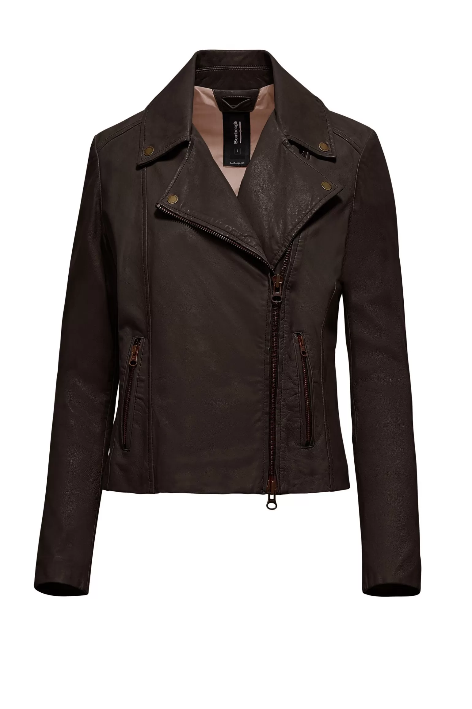 Women Bomboogie Leather Jackets*Tiss Leather Biker Jacket