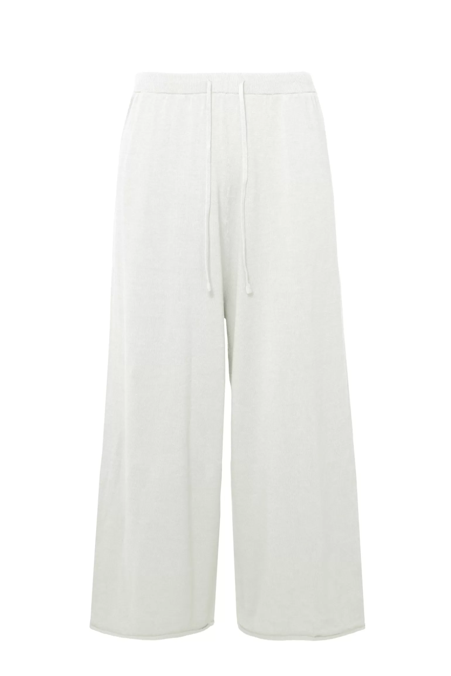 Women Bomboogie Pants*Trousers With Drawstring In Linen-blend Cotton Jersey