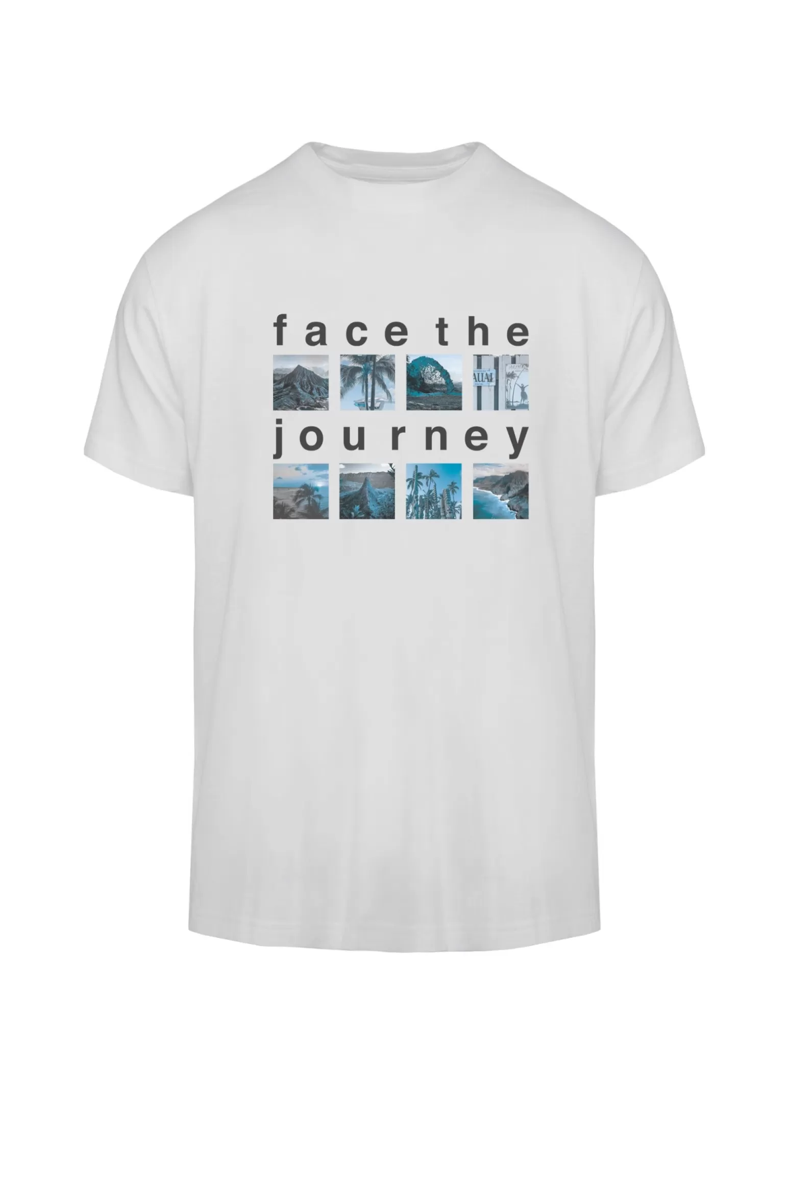 Bomboogie T-Shirts & Polos*T-shirt With Face The Journey Print