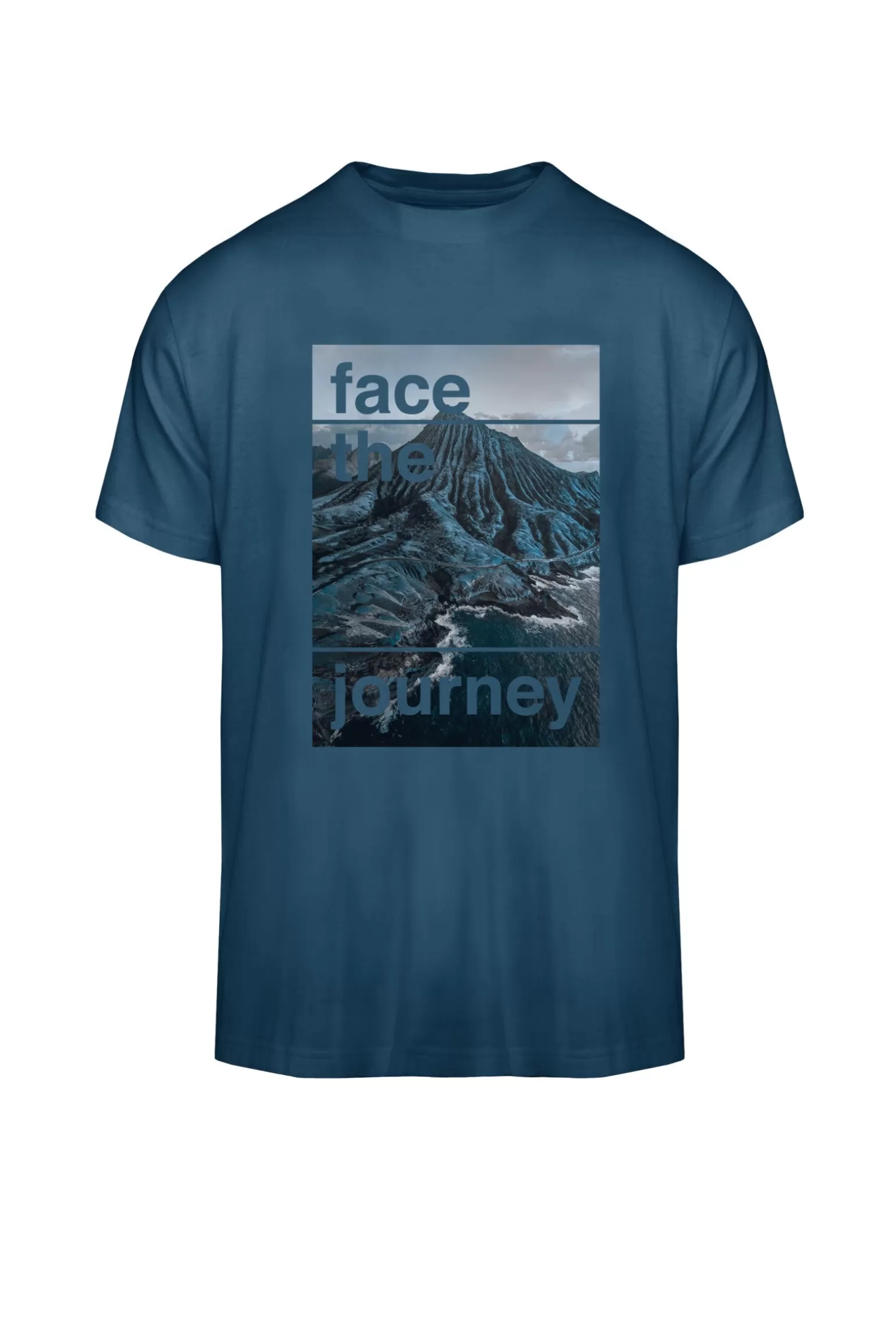 Bomboogie T-Shirts & Polos*T-shirt With Face The Journey Print