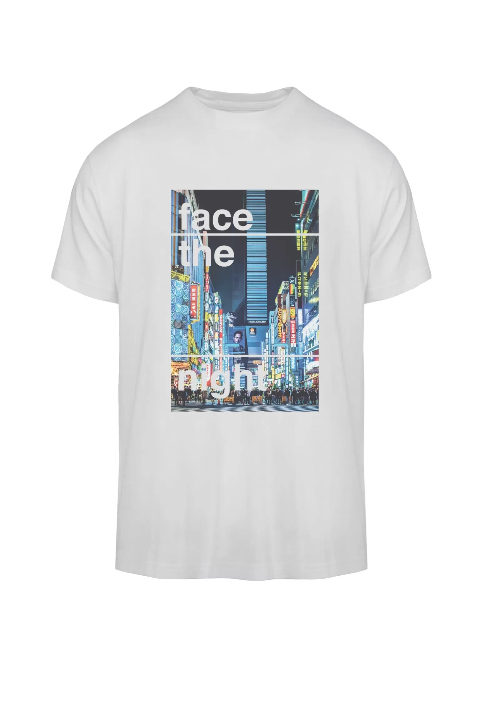 Bomboogie T-Shirts & Polos*T-shirt With Face The Night Print