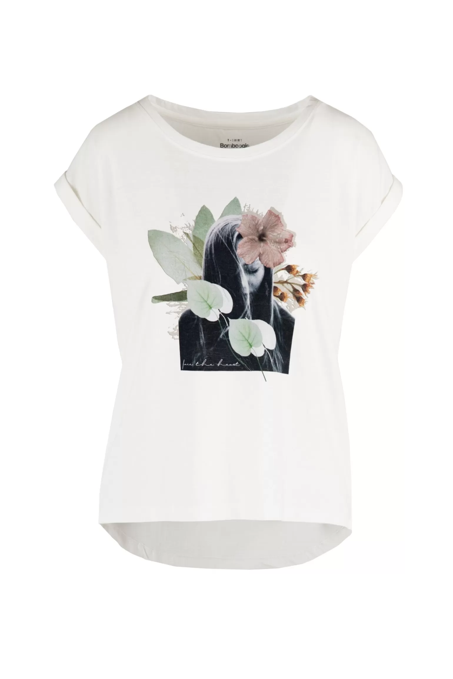 Women Bomboogie T-Shirts*T-Shirt With Floral Print