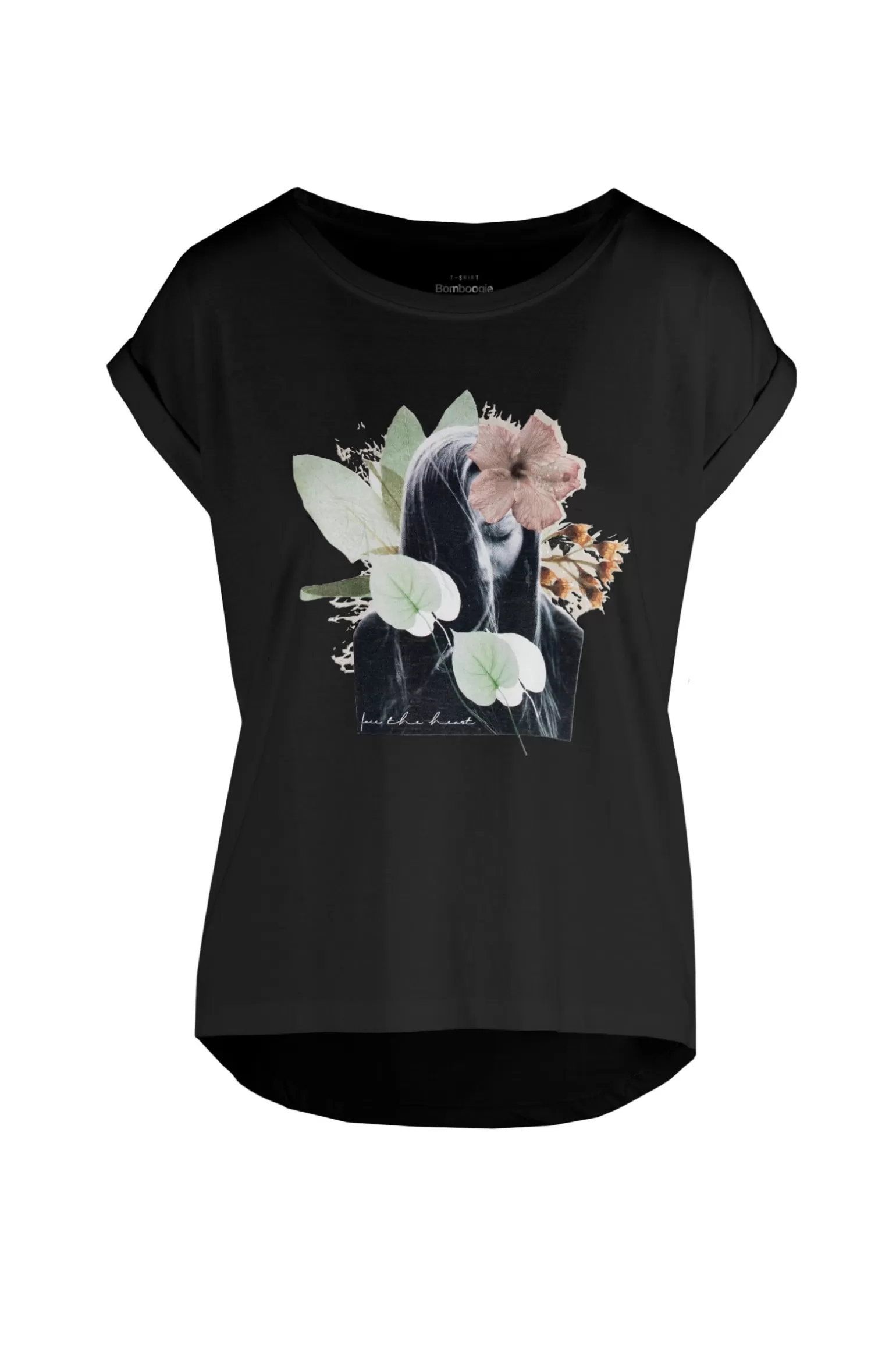 Women Bomboogie T-Shirts*T-Shirt With Floral Print