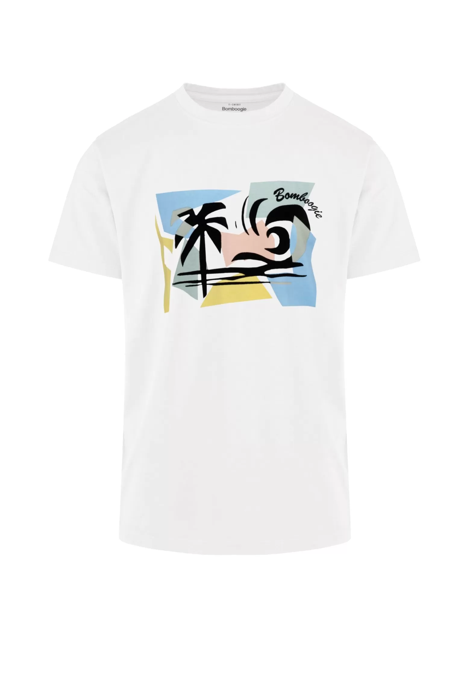 Bomboogie T-Shirts & Polos*T-shirt With Pastel Palm Print