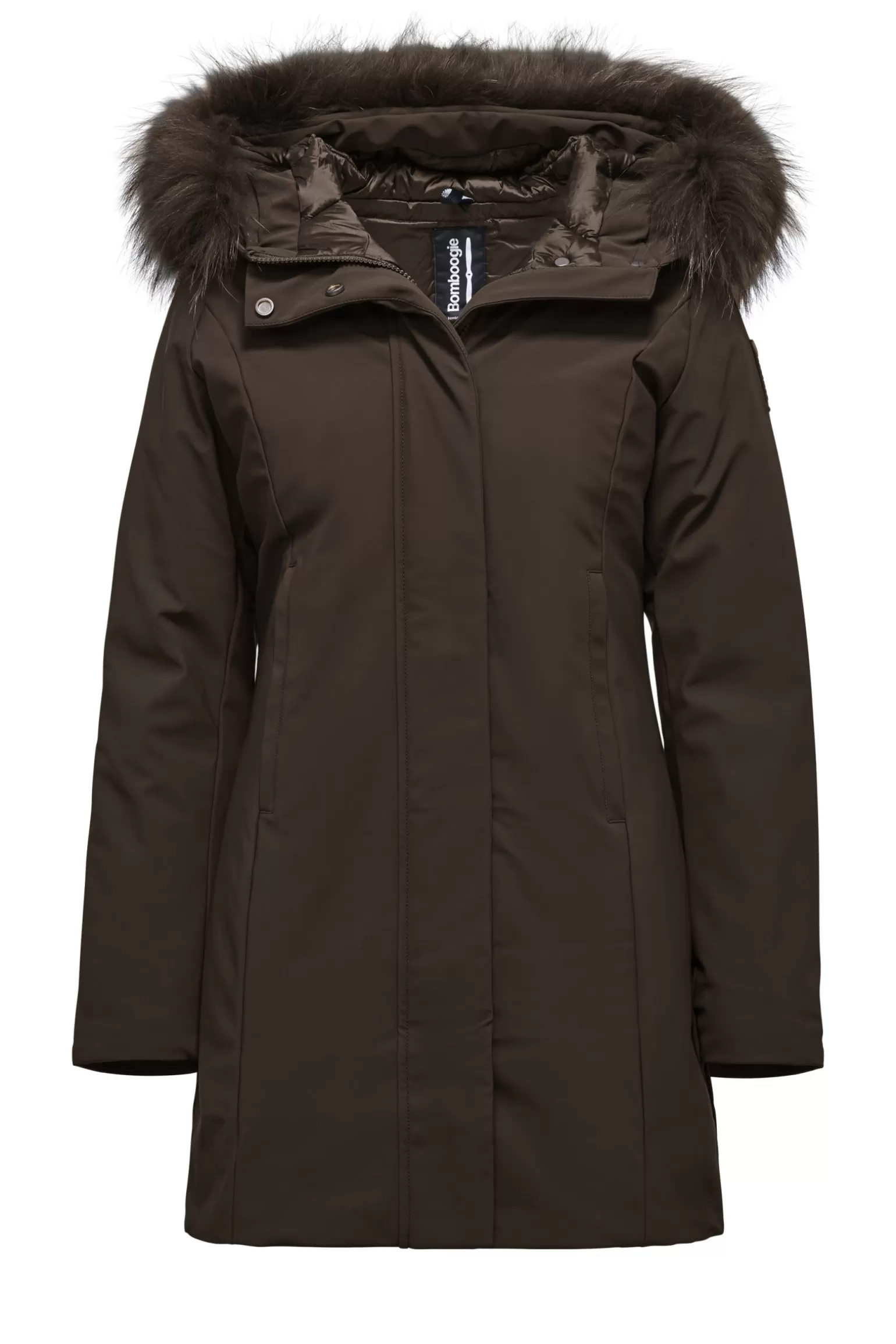 Women Bomboogie Parka*Vienna Parka Jacket - Padded Parka With Fur Hood