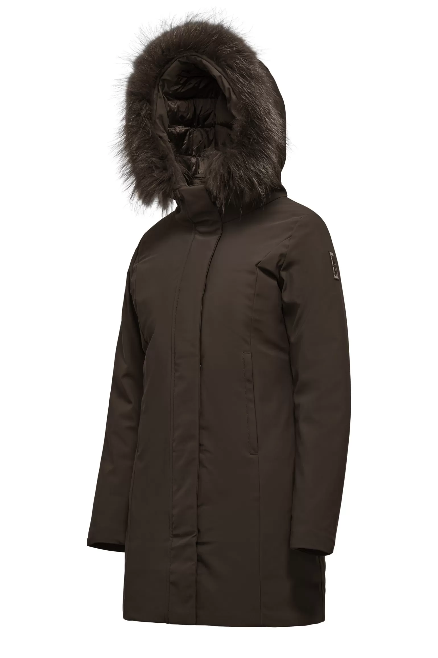 Women Bomboogie Parka*Vienna Parka Jacket - Padded Parka With Fur Hood