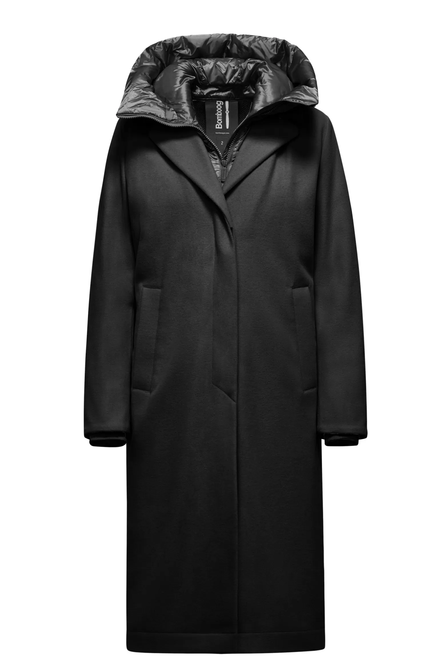 Women Bomboogie Coats*Women's Long Coat With Detachable Front