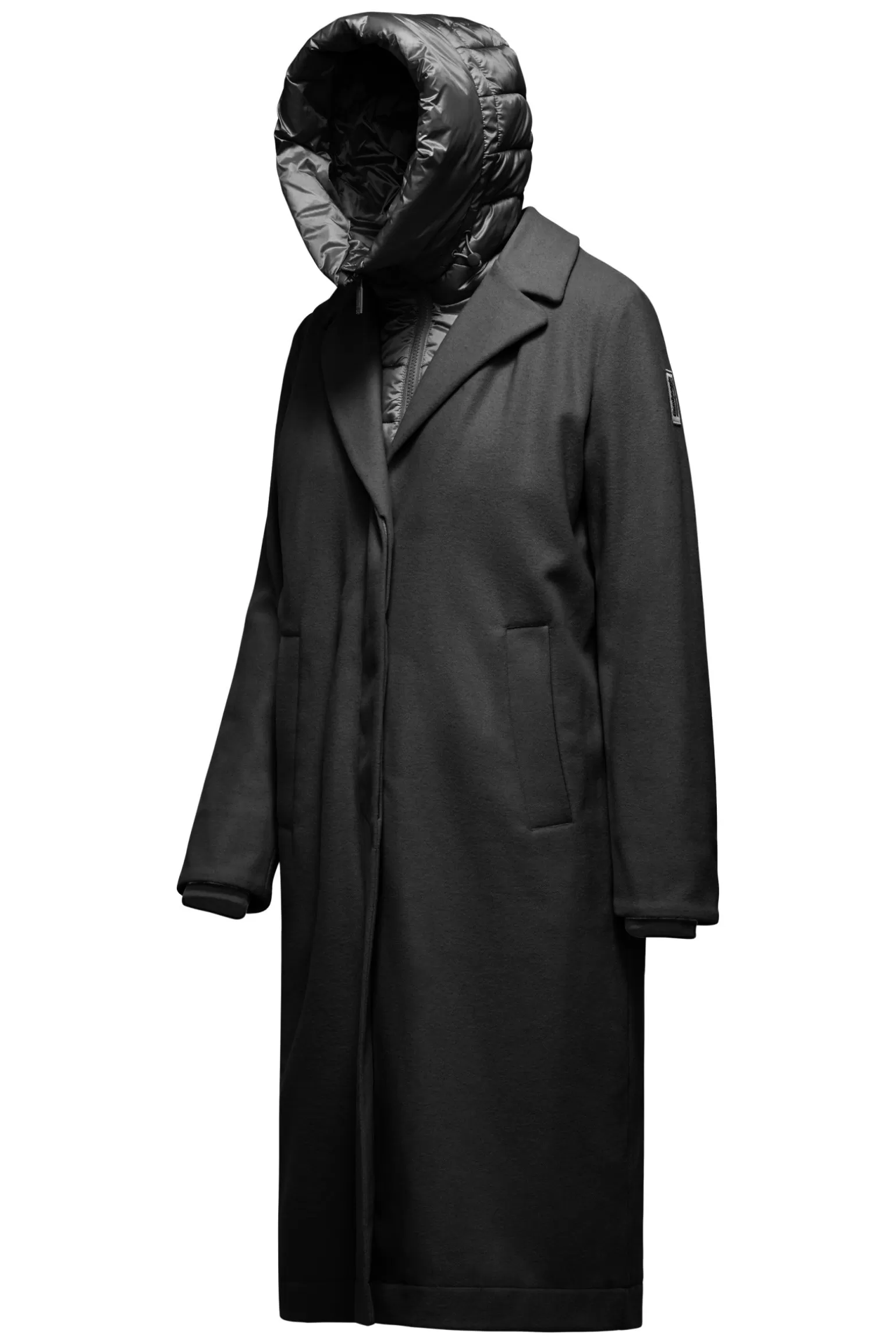 Women Bomboogie Coats*Women's Long Coat With Detachable Front