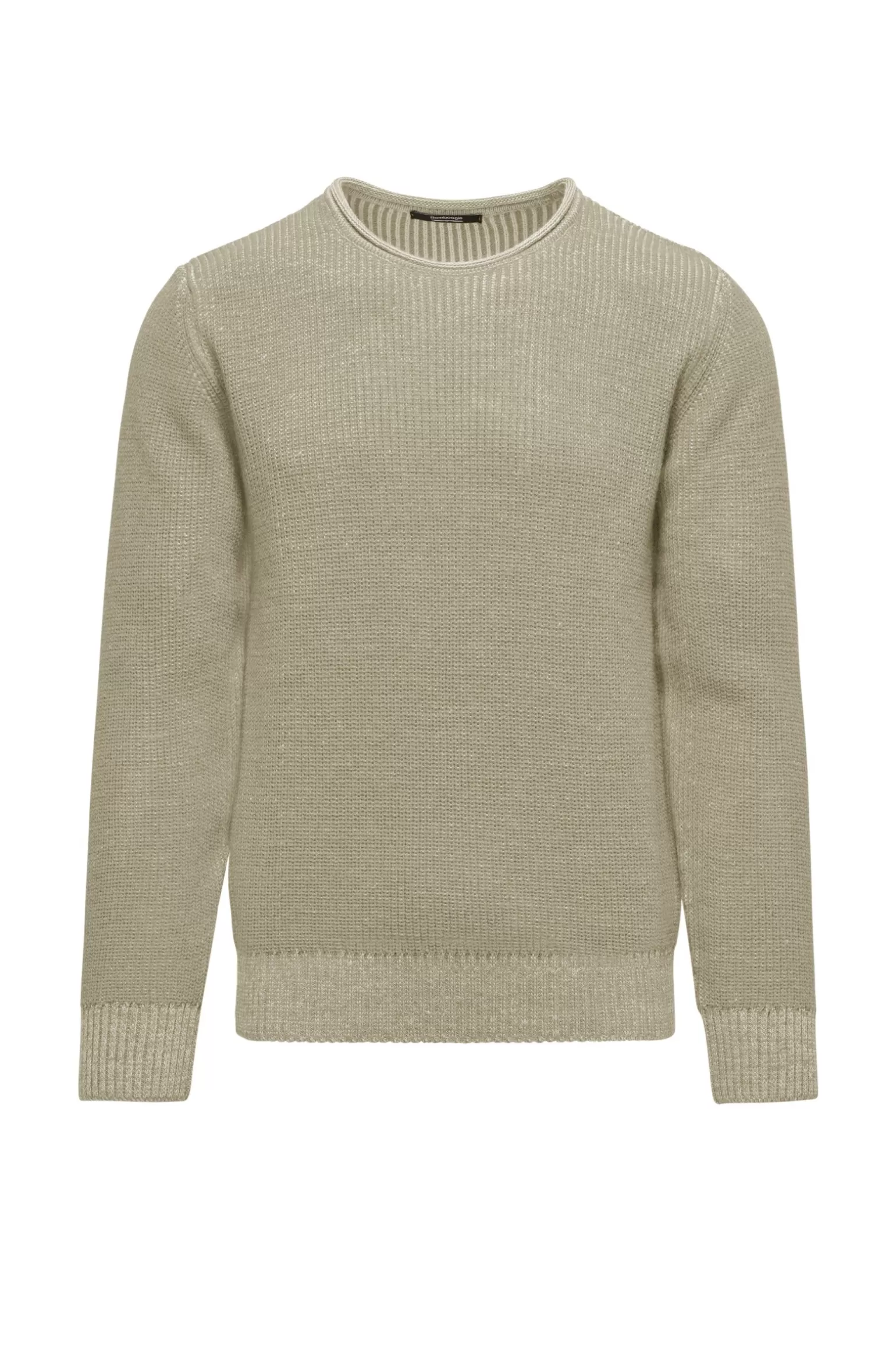 Bomboogie Sweaters & Pullovers*Wool Blend Ribbed Crew Neck Sweater